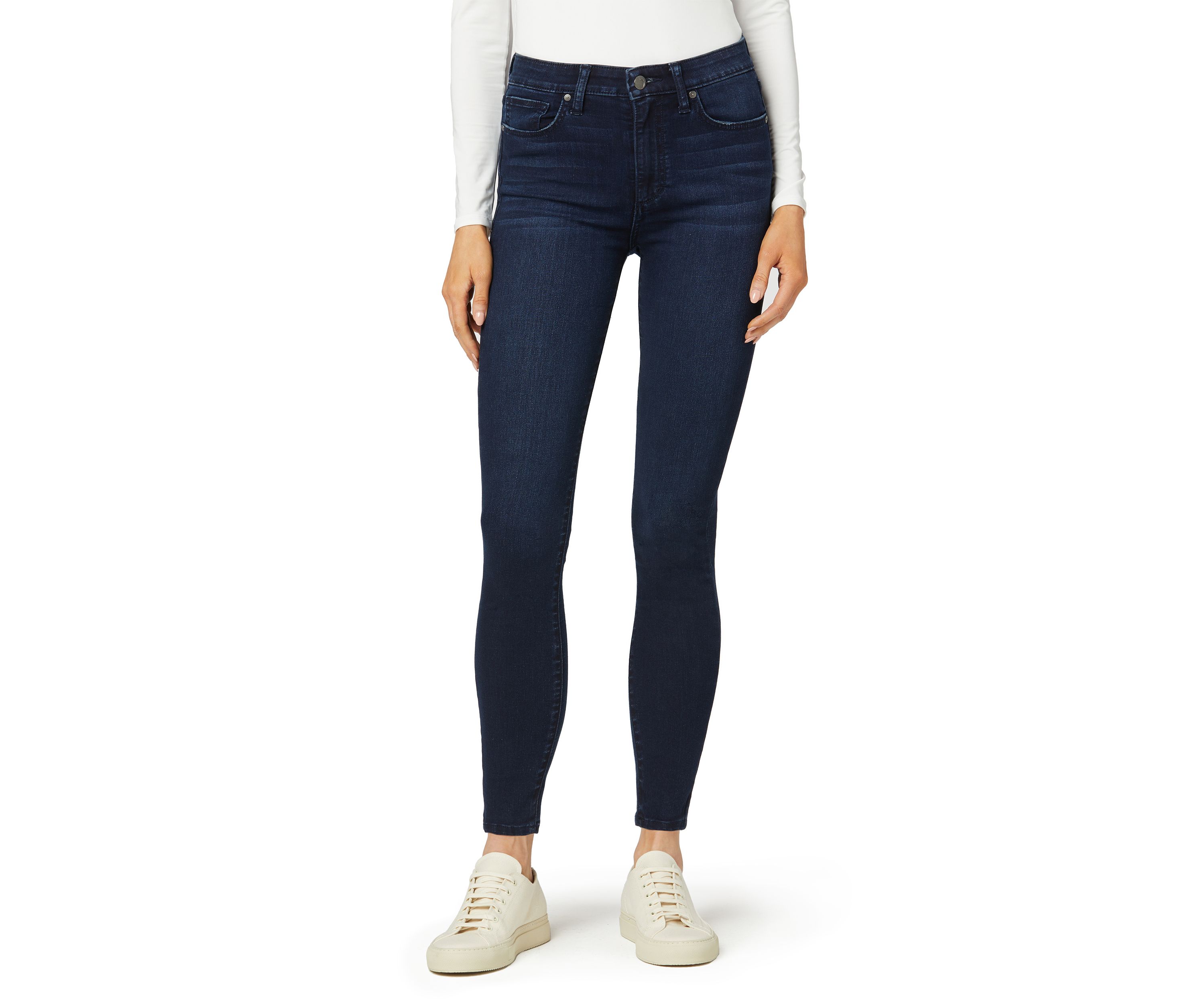 Mid Rise Skinny Ankle Jeans 
