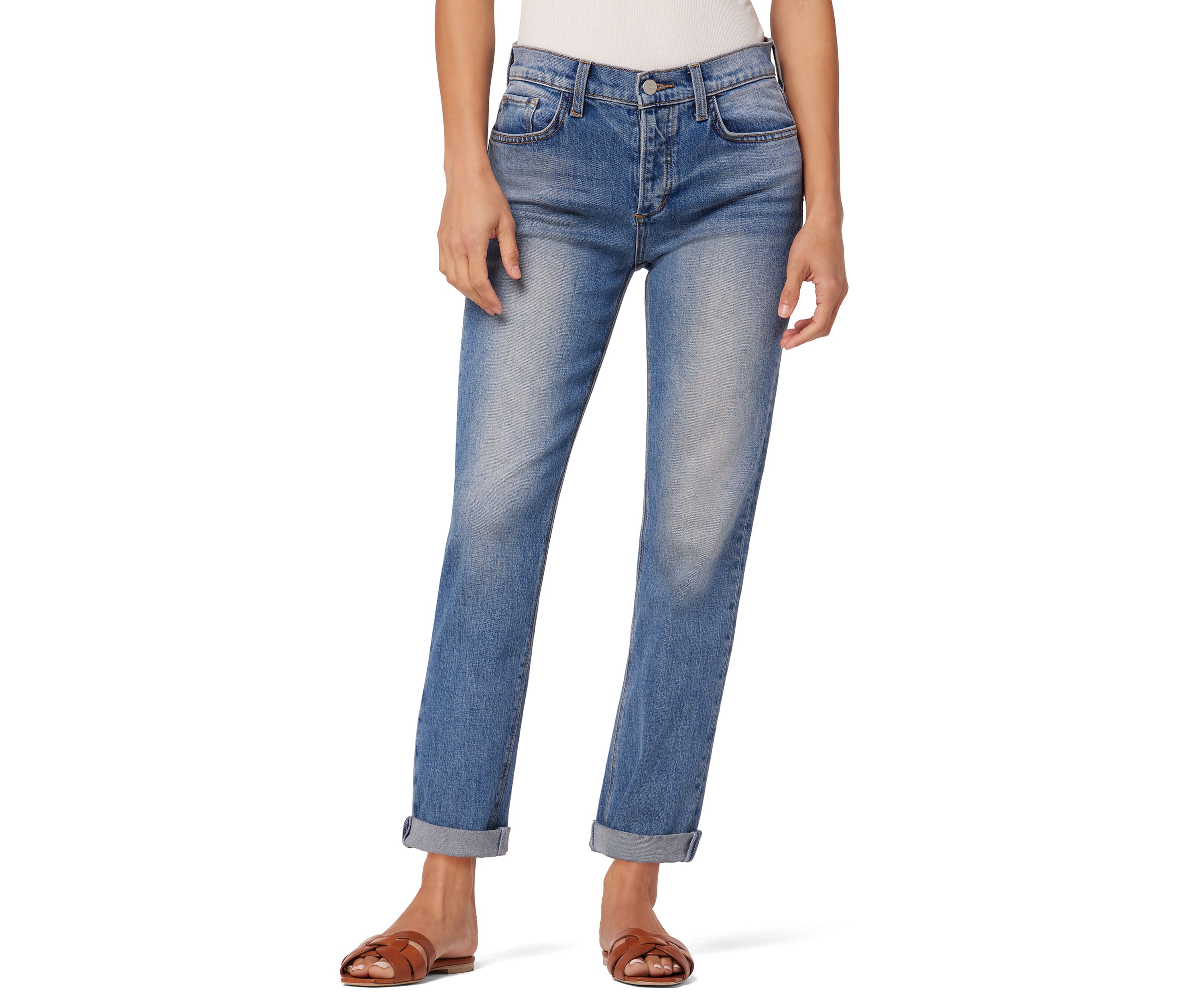 Scout Cuffed Hem Boyfriend Jeans 