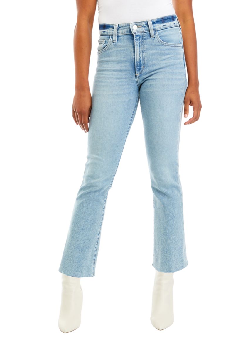 Womens Callie Bootcut Jeans with Raw Hem