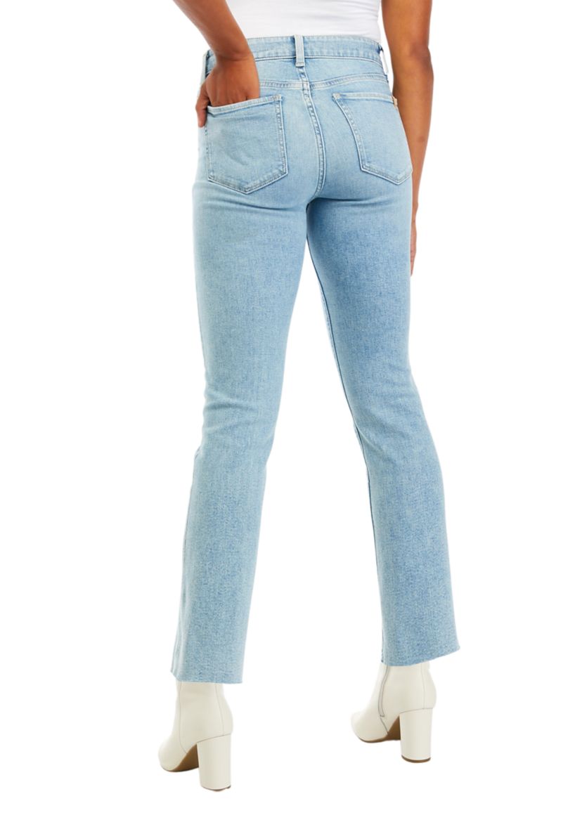 Womens Callie Bootcut Jeans with Raw Hem