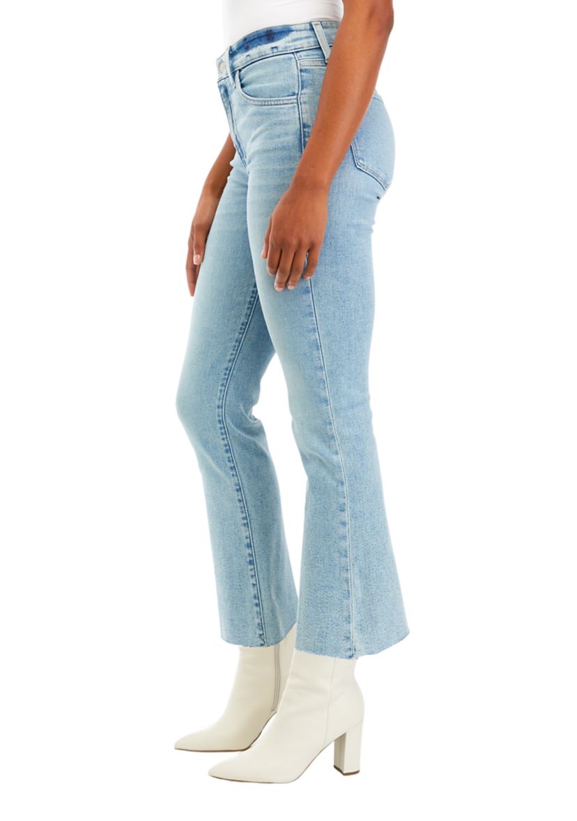 Womens Callie Bootcut Jeans with Raw Hem