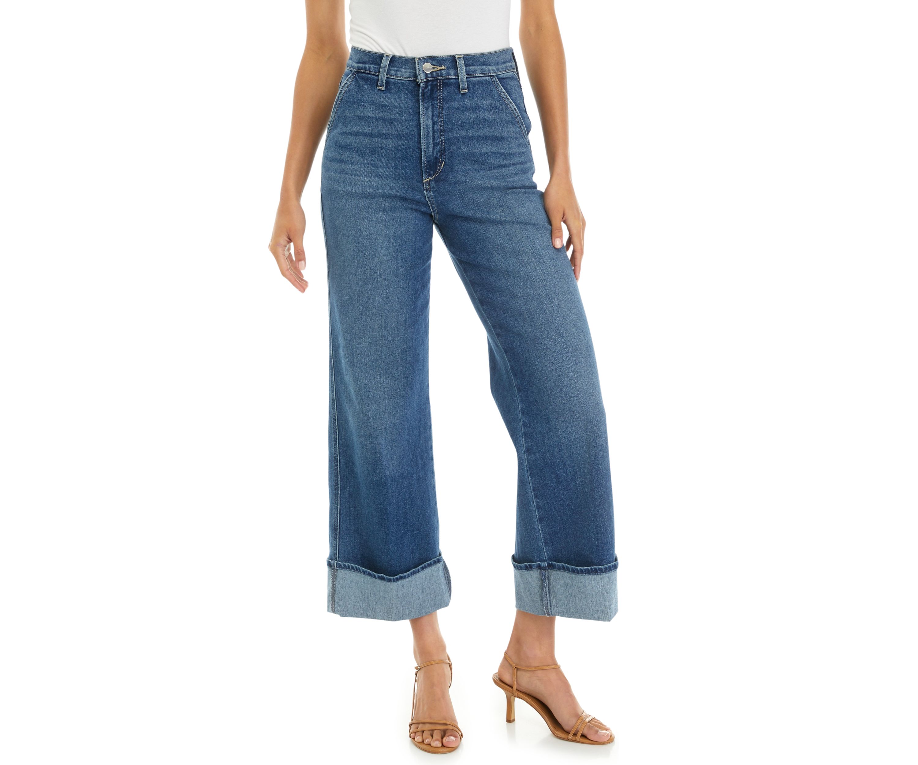 The Trixie Trouser Jeans with Wide Cuffs