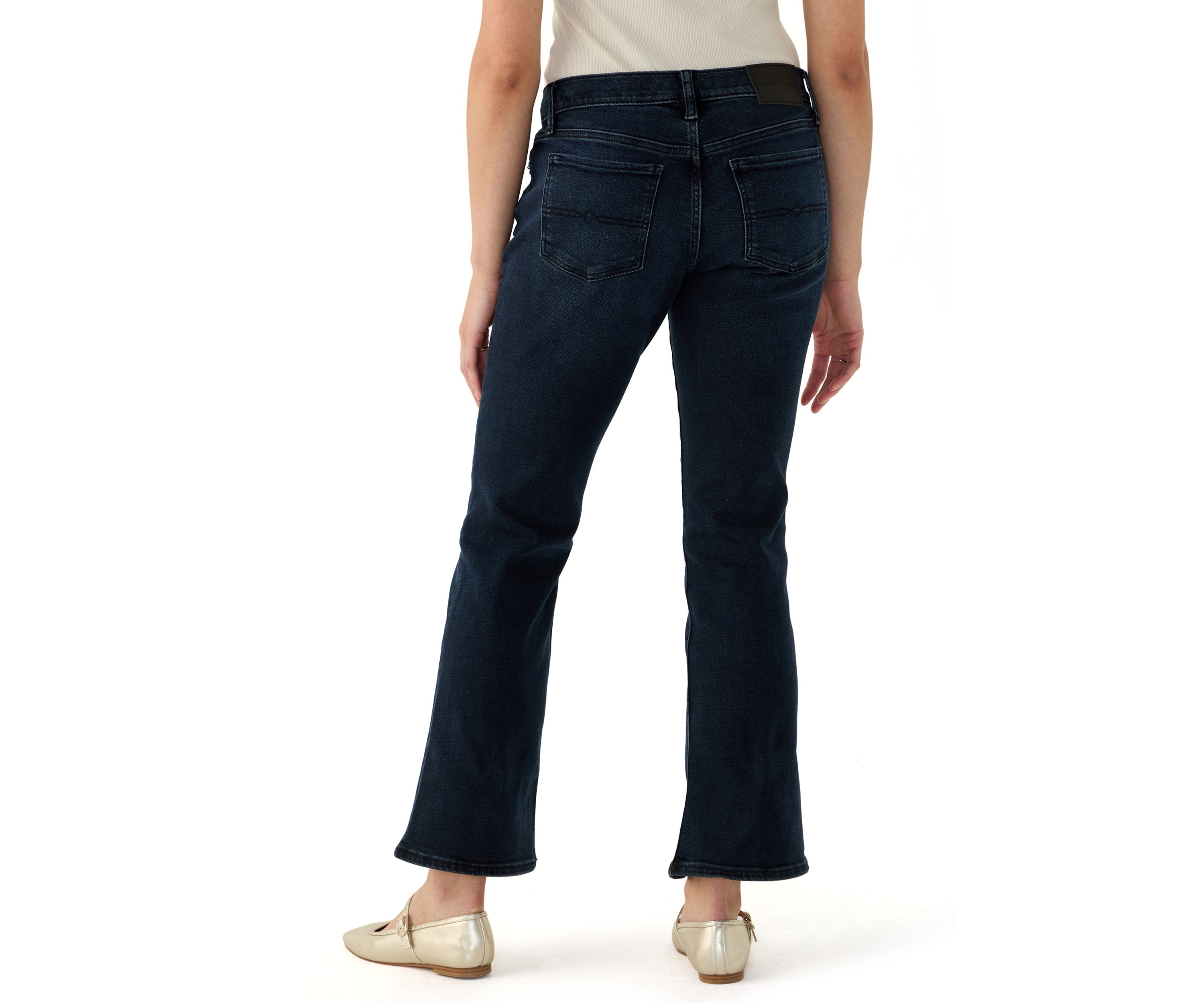 Womens Sweet Mid Rise Bootcut Jeans 
