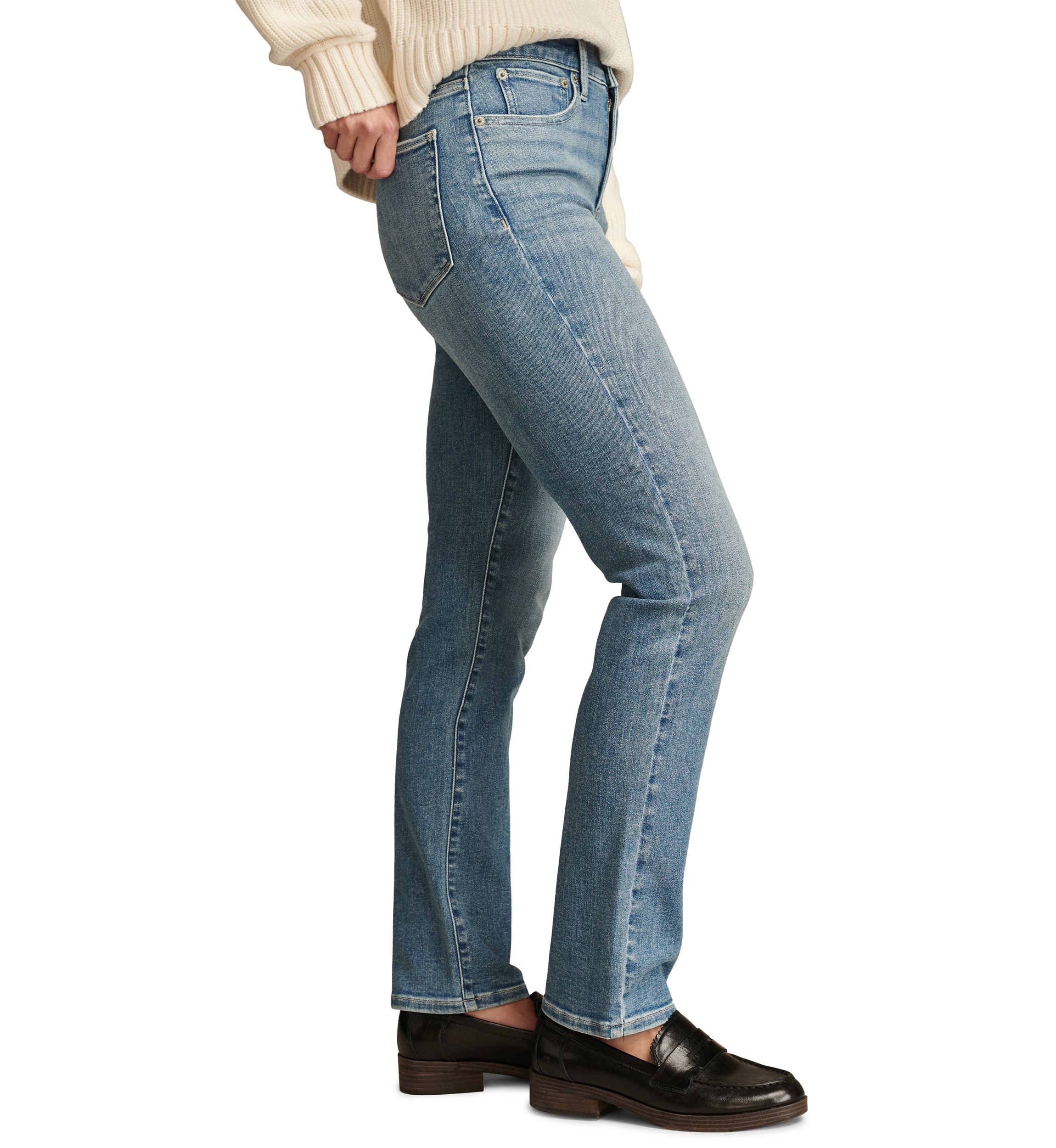 Womens Zoe Straight Jeans