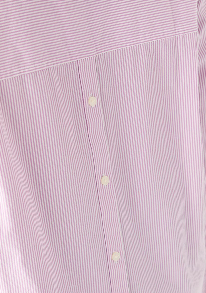 Womens Oversized Button Back Top