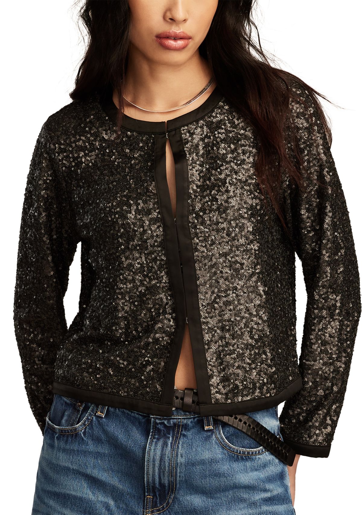 Womens Sequin Jacket