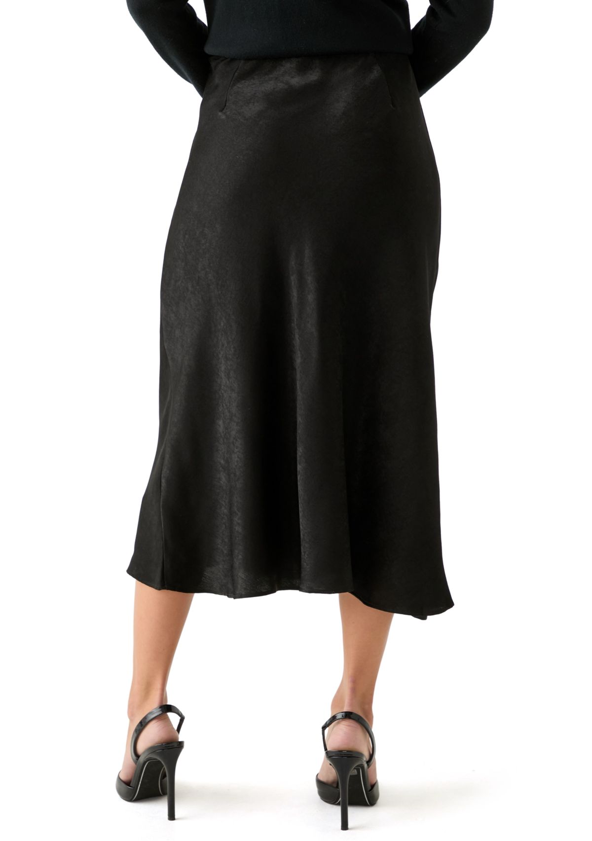 Womens A-Line Midi Skirt 