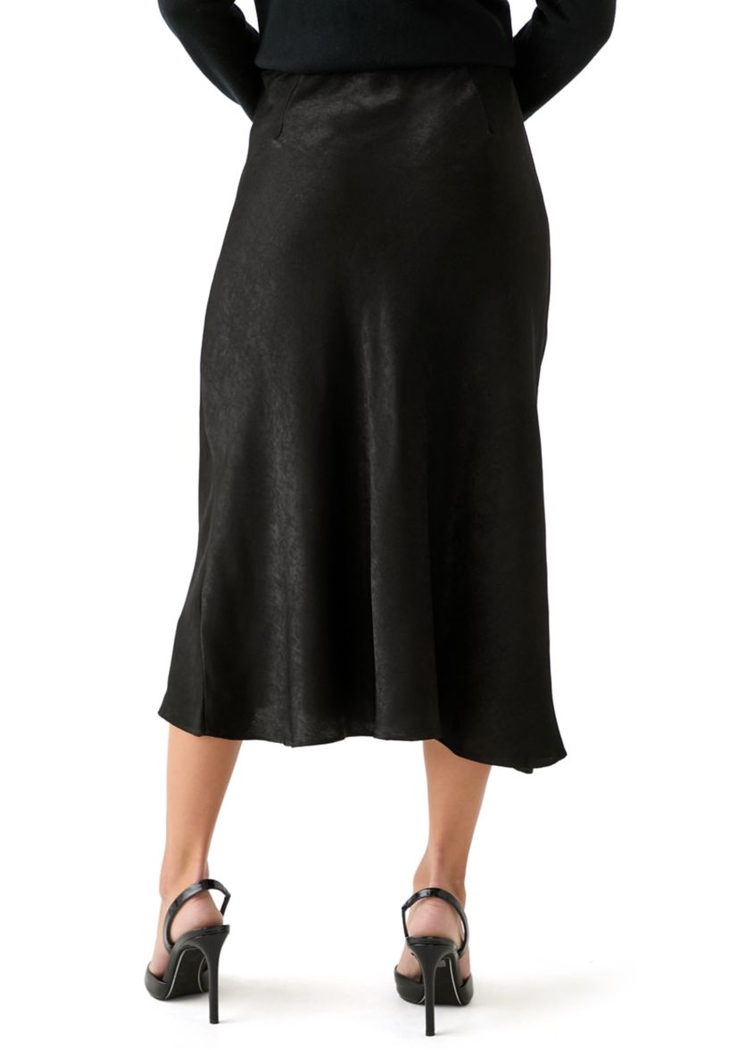 Womens A-Line Midi Skirt 