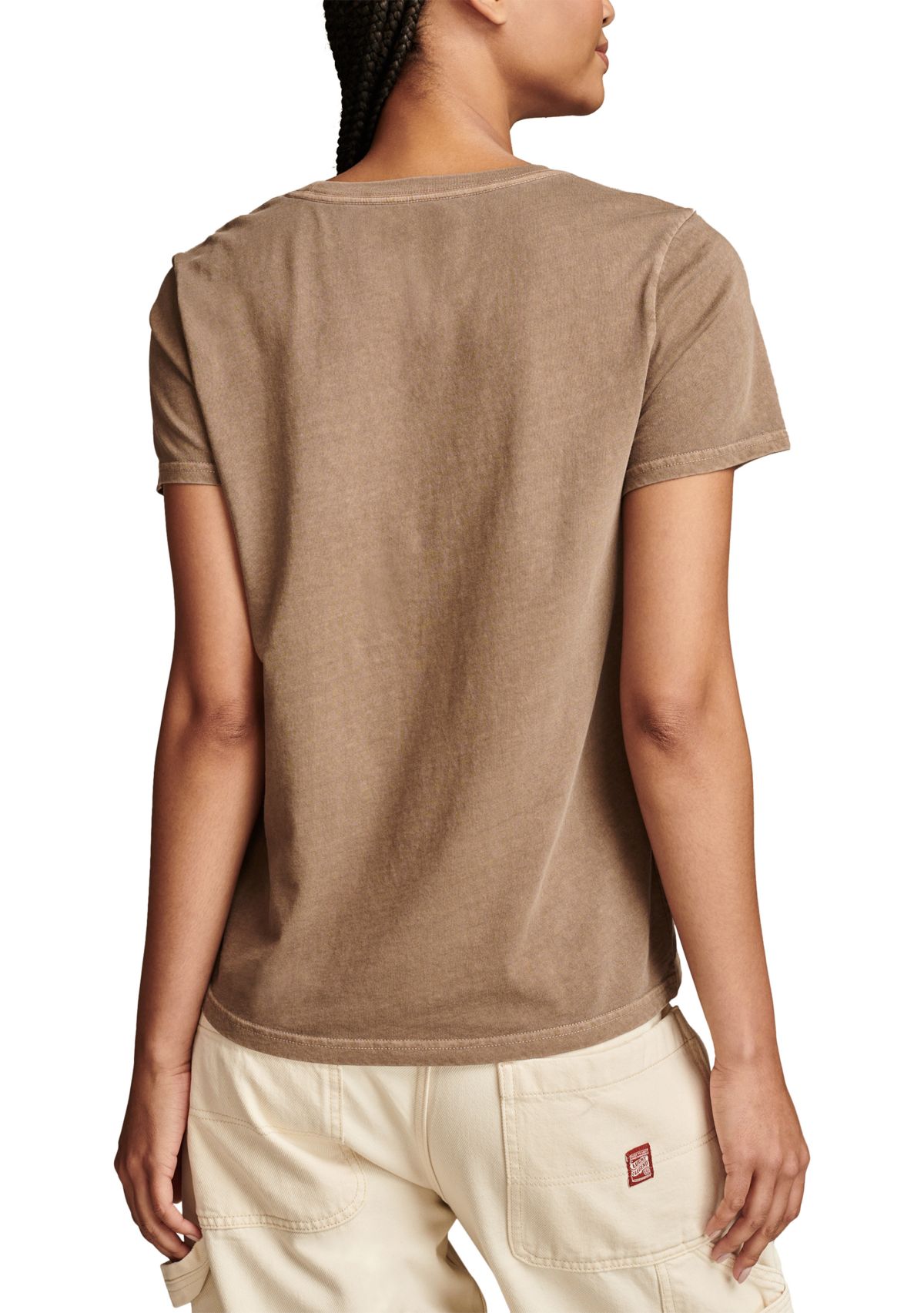 Womens Geometric Celestial Graphic T-Shirt 