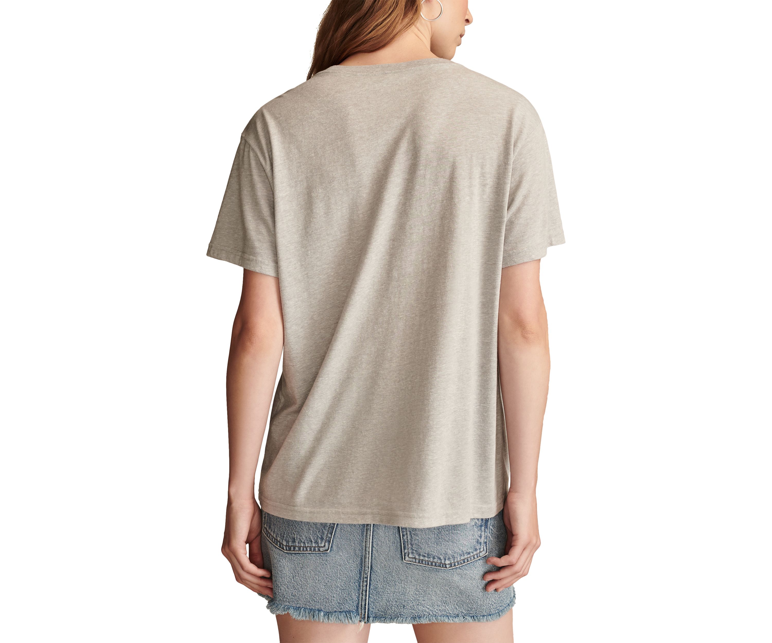 Floral Embroidery Perfect T-Shirt