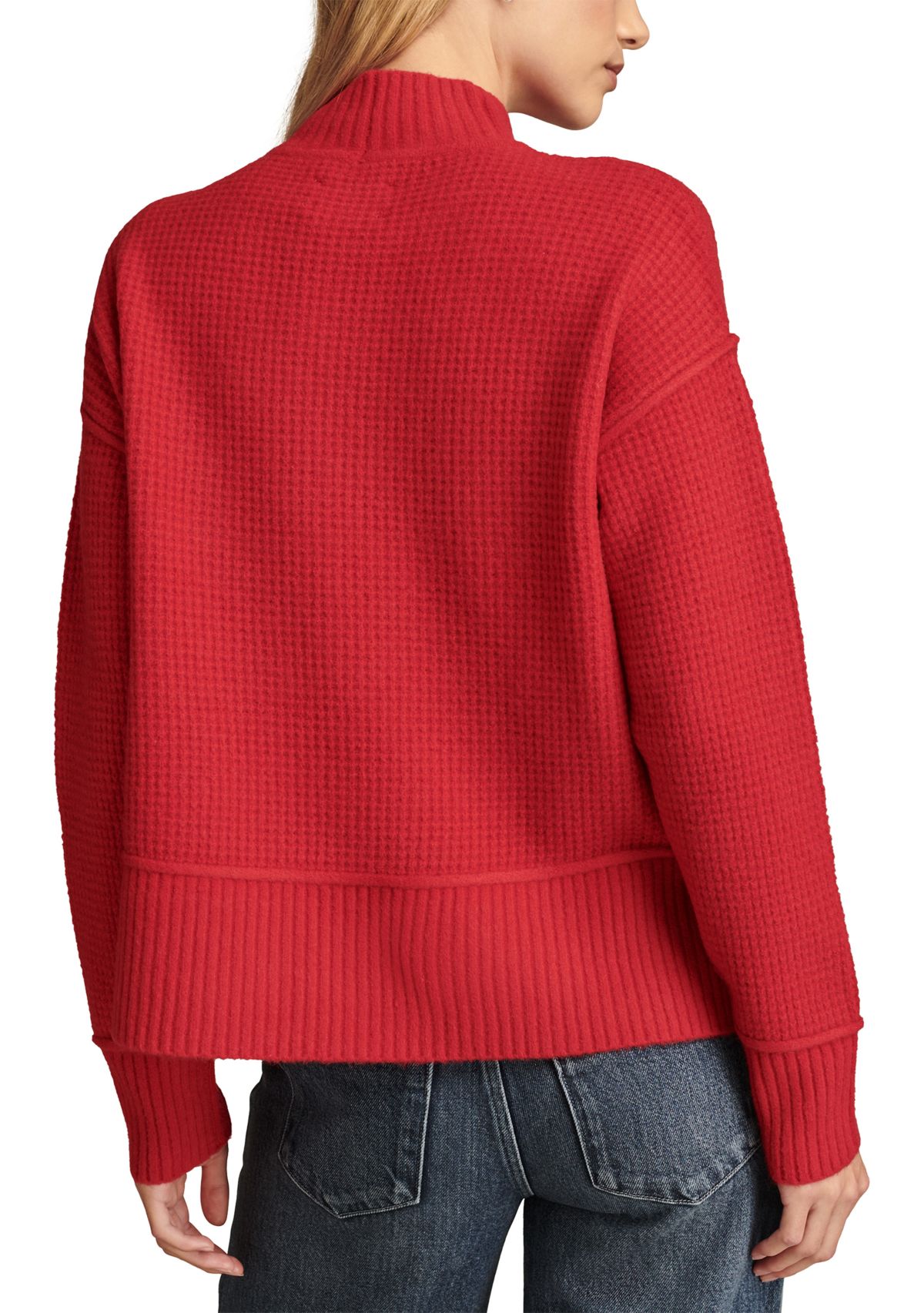 Womens Mock Neck Sweater