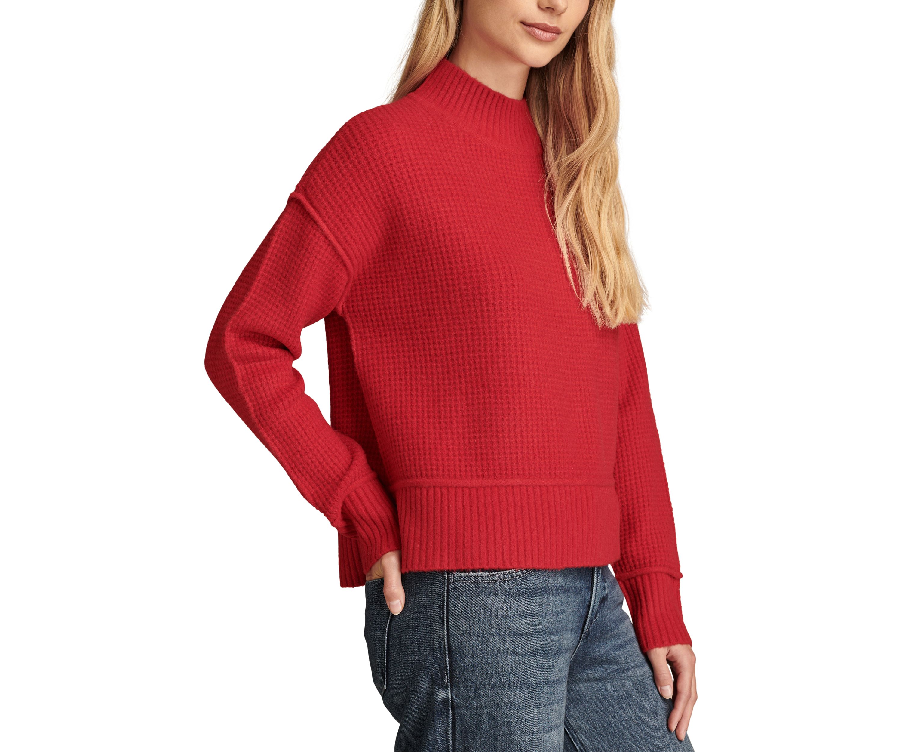 Womens Mock Neck Sweater