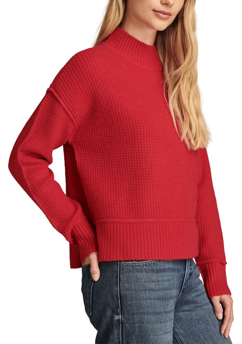 Womens Mock Neck Sweater
