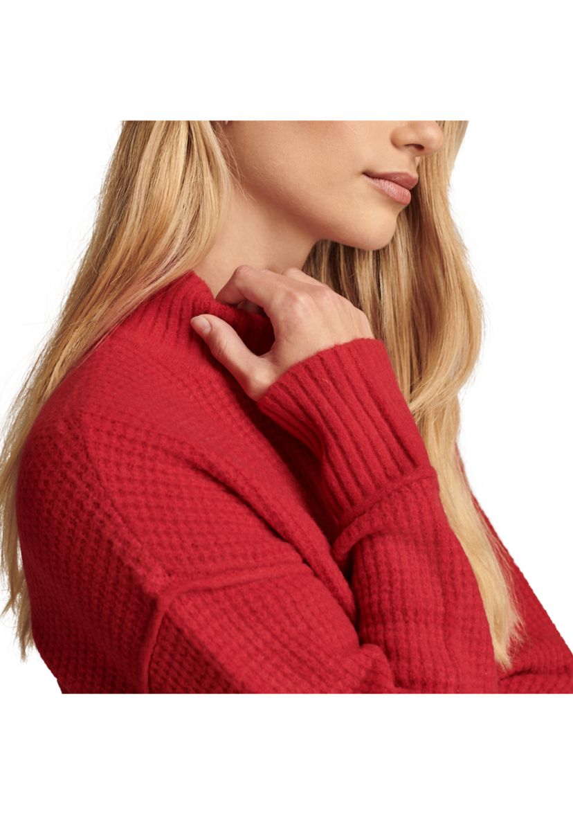 Womens Mock Neck Sweater