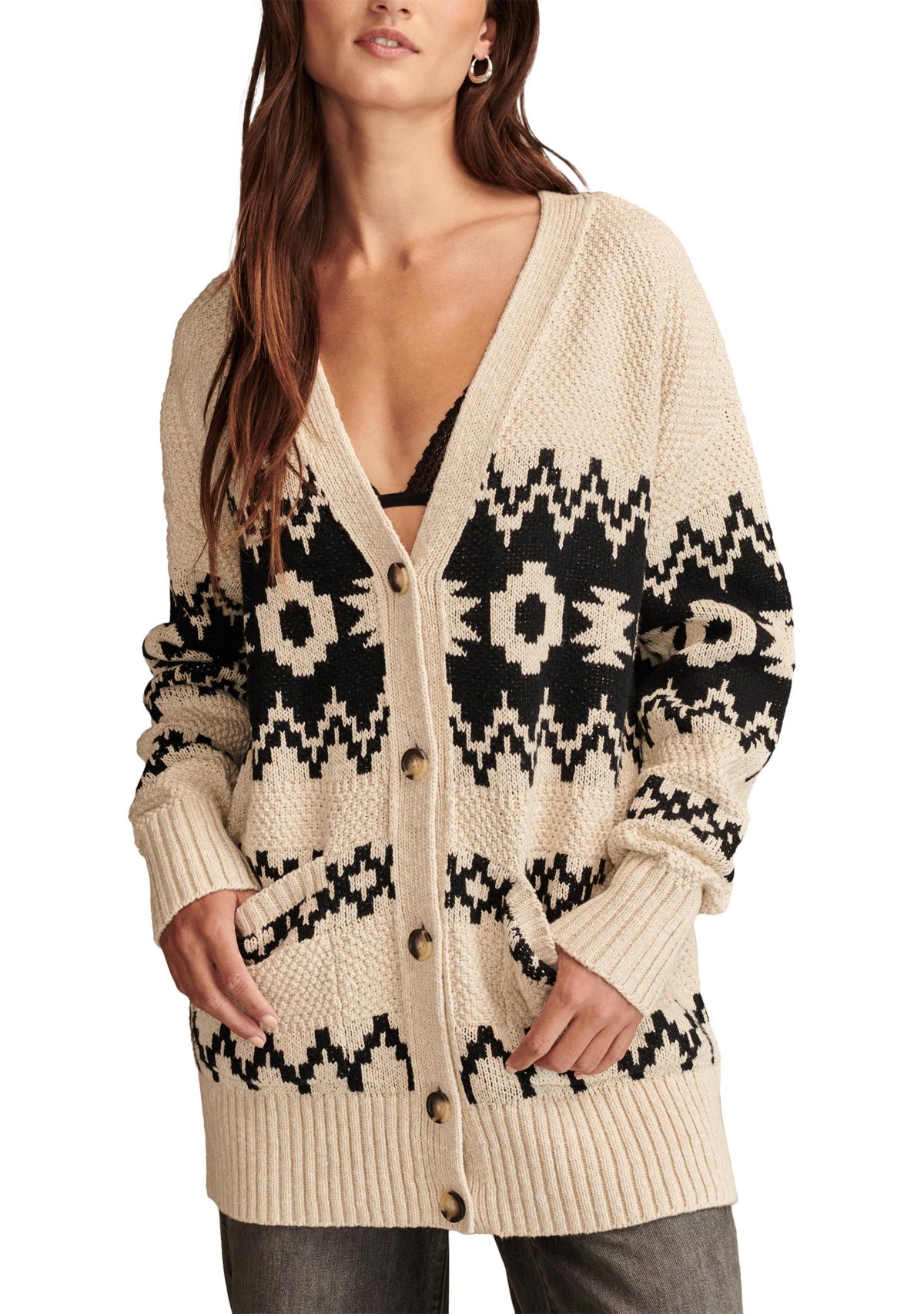 Southwestern Cocoon Cardigan