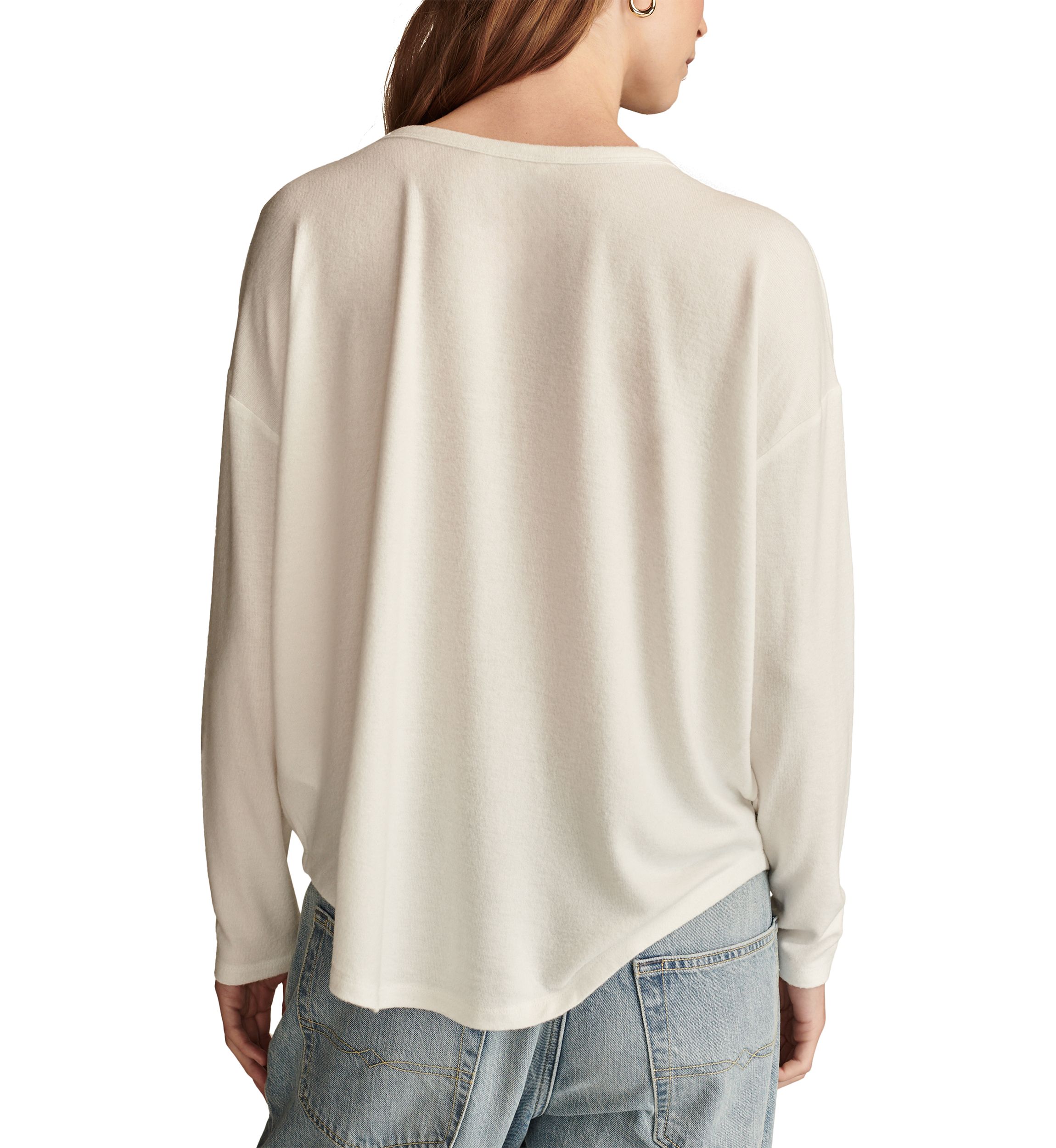 Long Sleeve Cloud Crew Neck T-Shirt