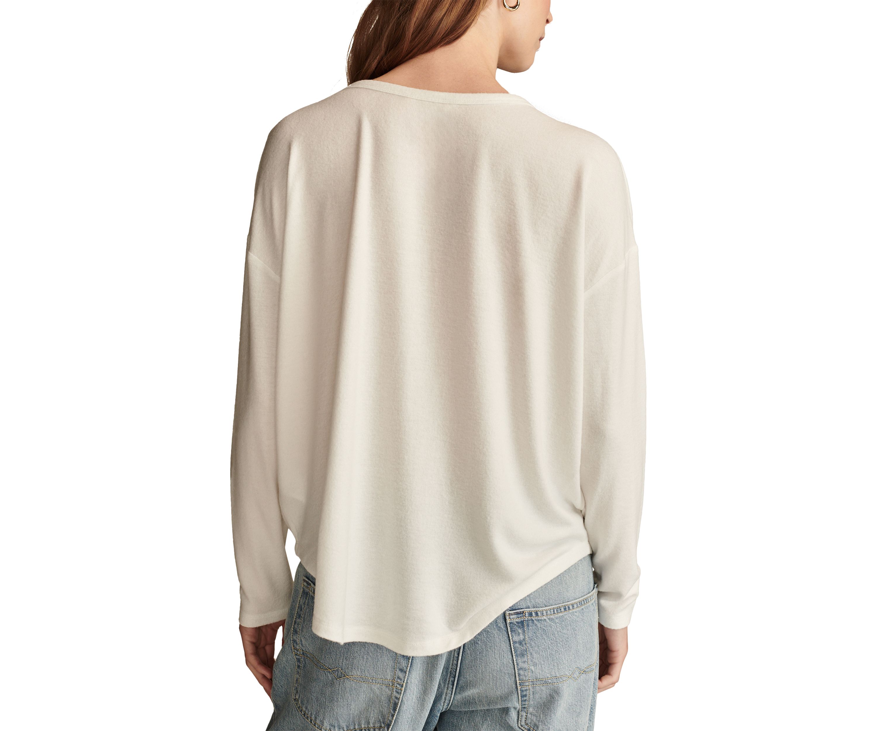Long Sleeve Cloud Crew Neck T-Shirt