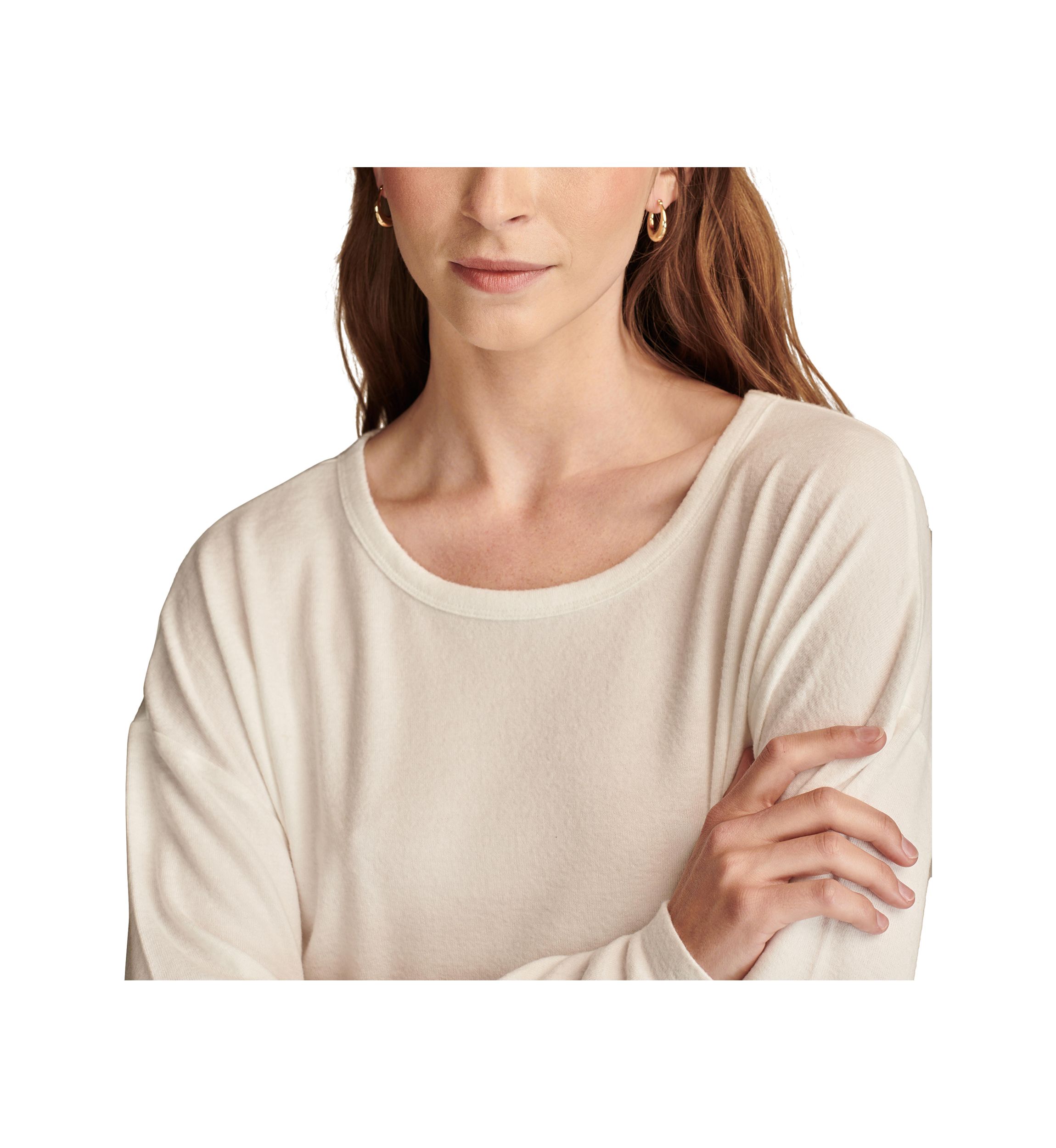 Long Sleeve Cloud Crew Neck T-Shirt