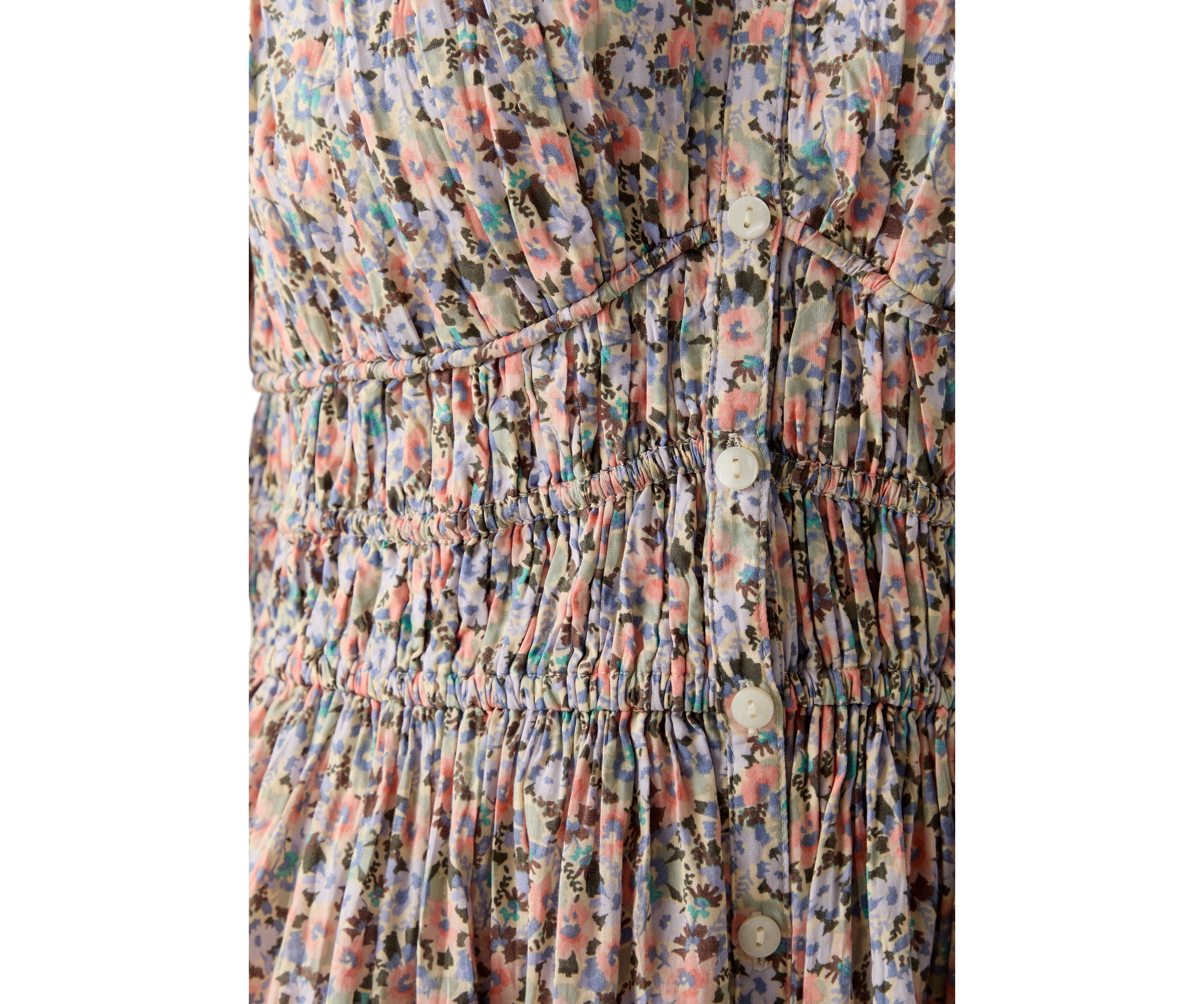 Broomstick Button Front Mini Dress