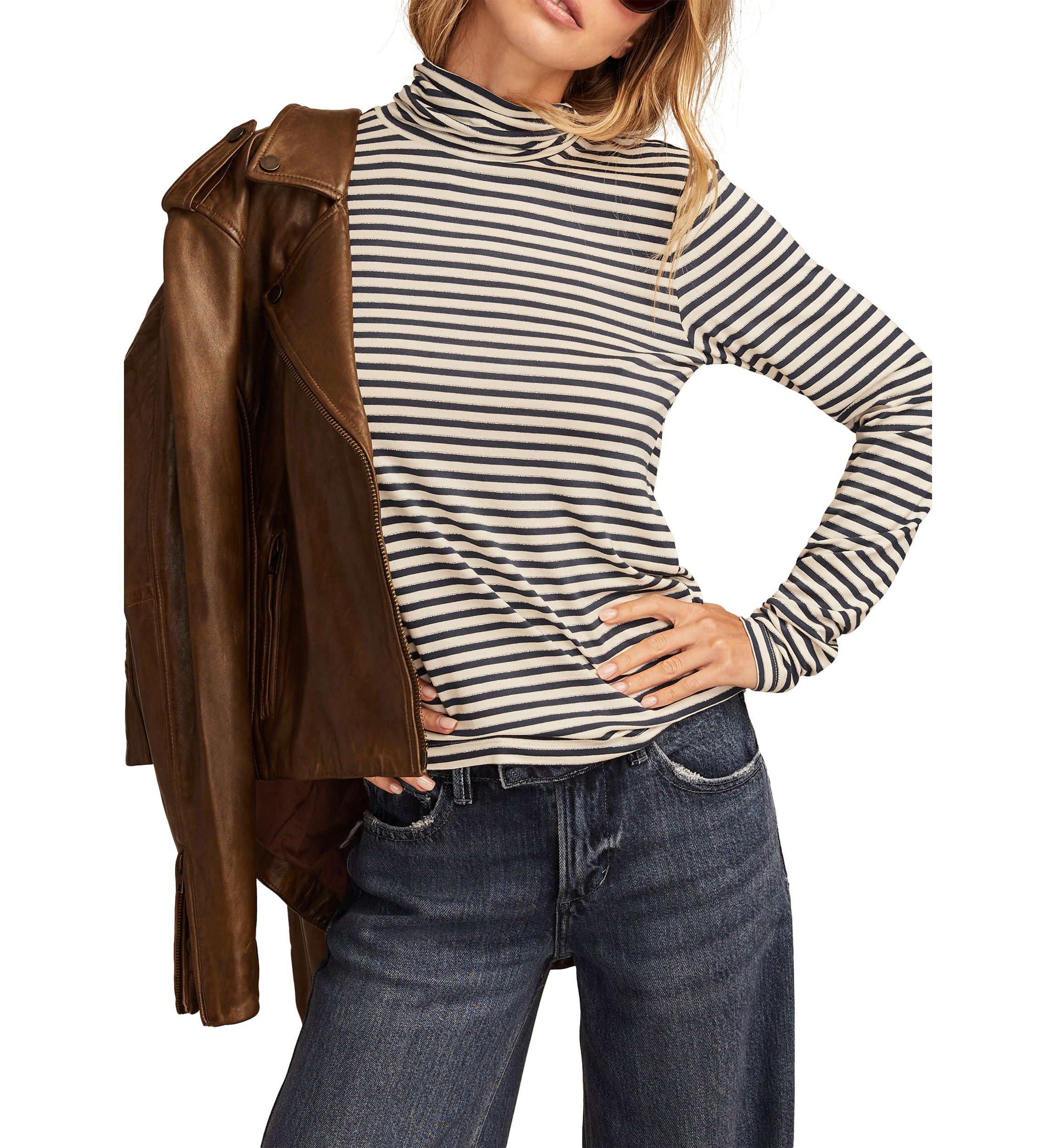 Womens Turtleneck Layering Top