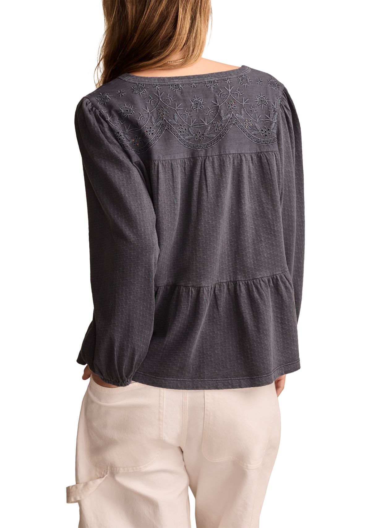 Tiered Babydoll textured Shirt