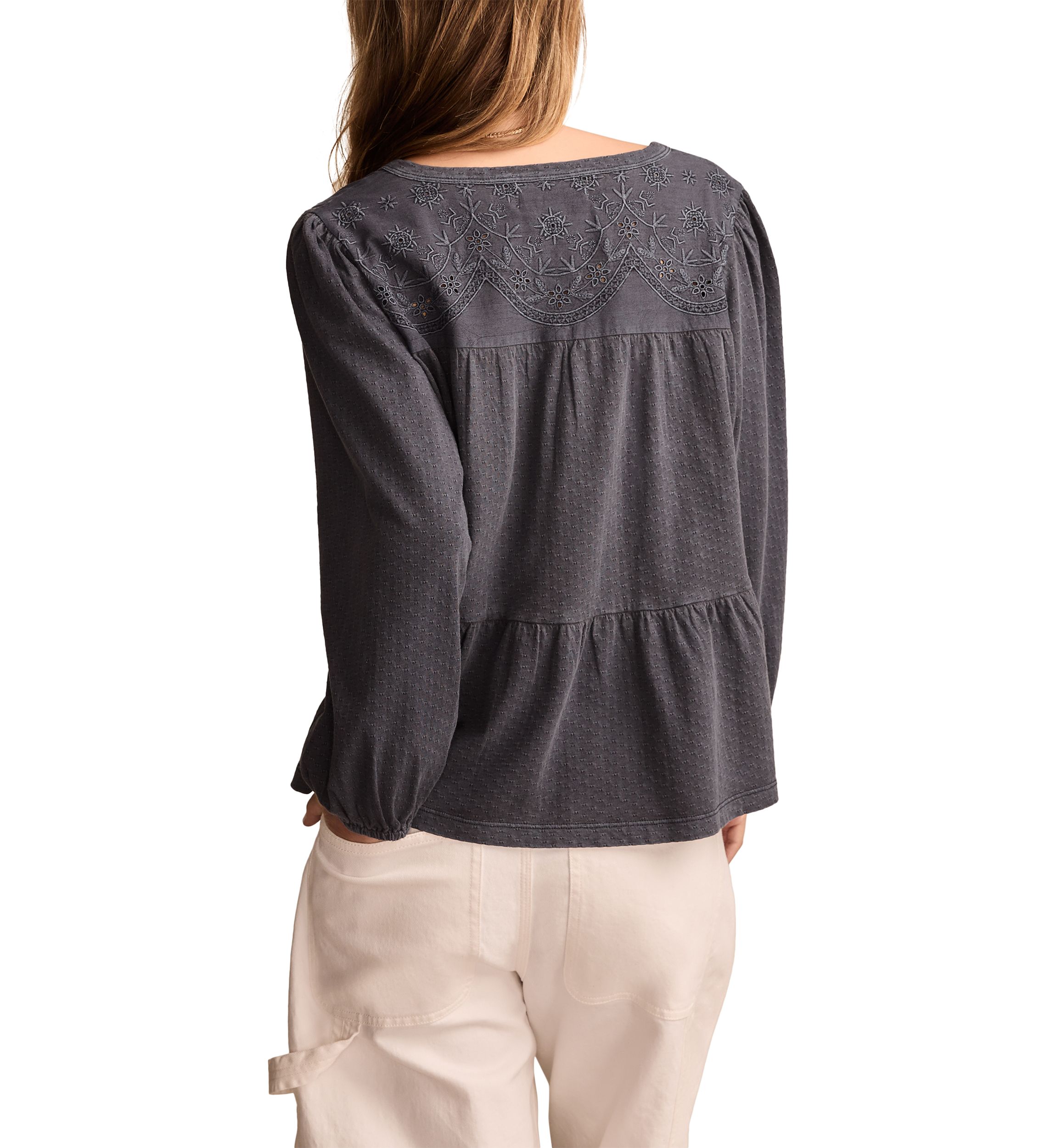 Tiered Babydoll textured Shirt
