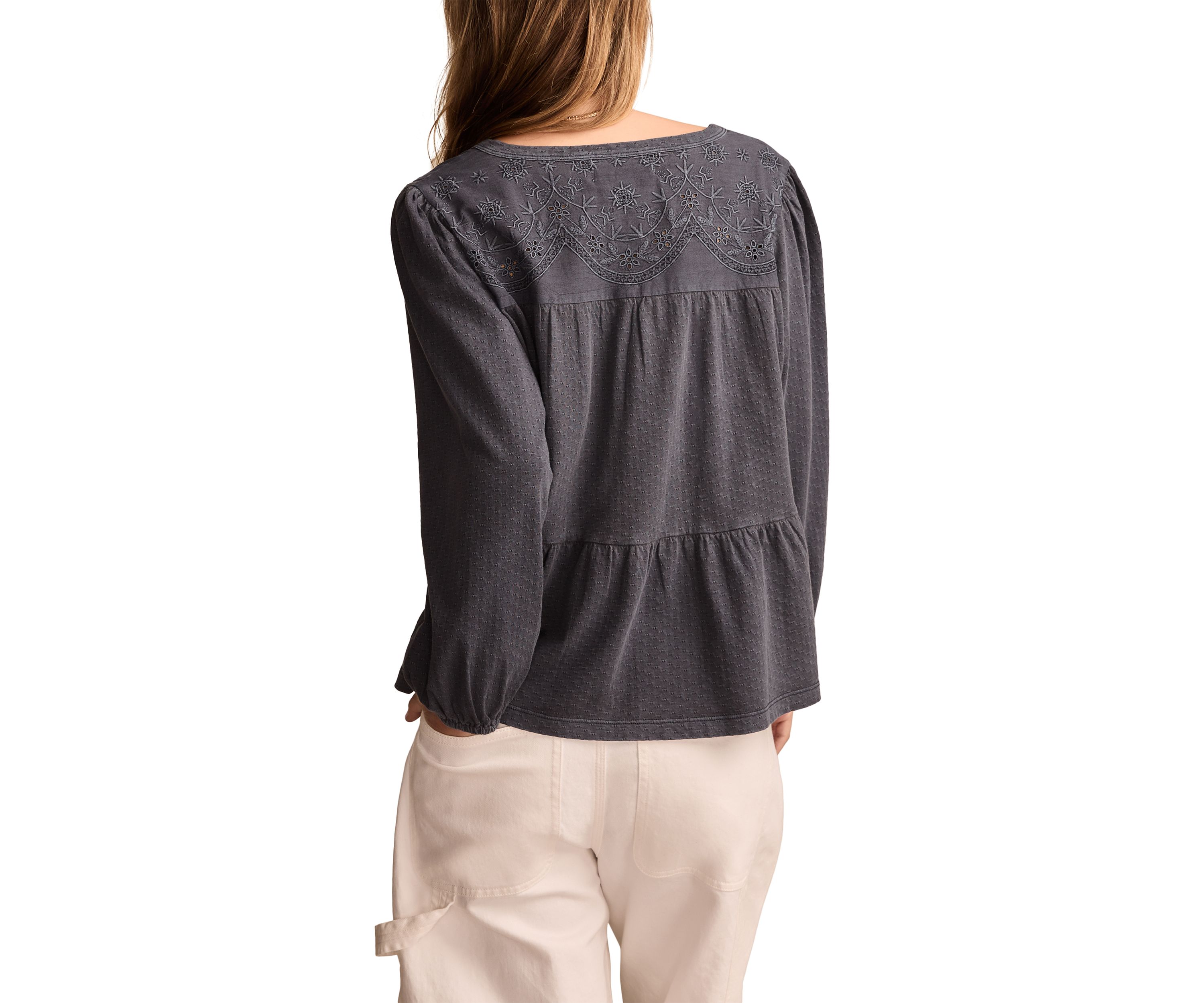 Tiered Babydoll textured Shirt
