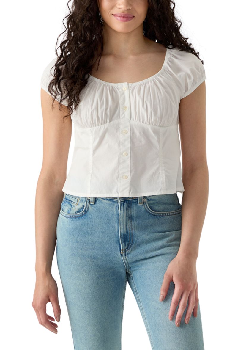 Short Sleeve Corset Top