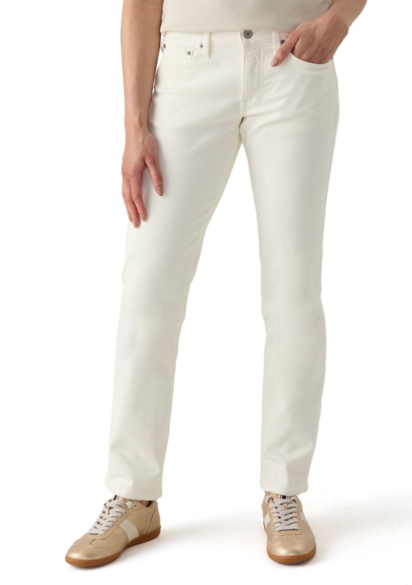 Mid Rise Sweet Straight Jeans