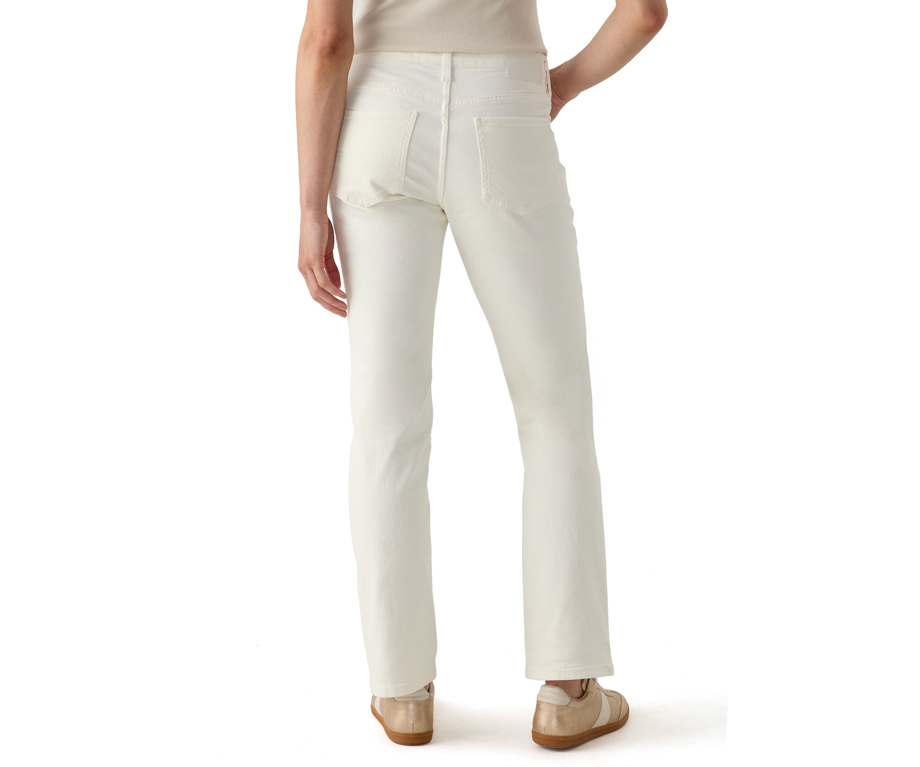 Mid Rise Sweet Straight Jeans