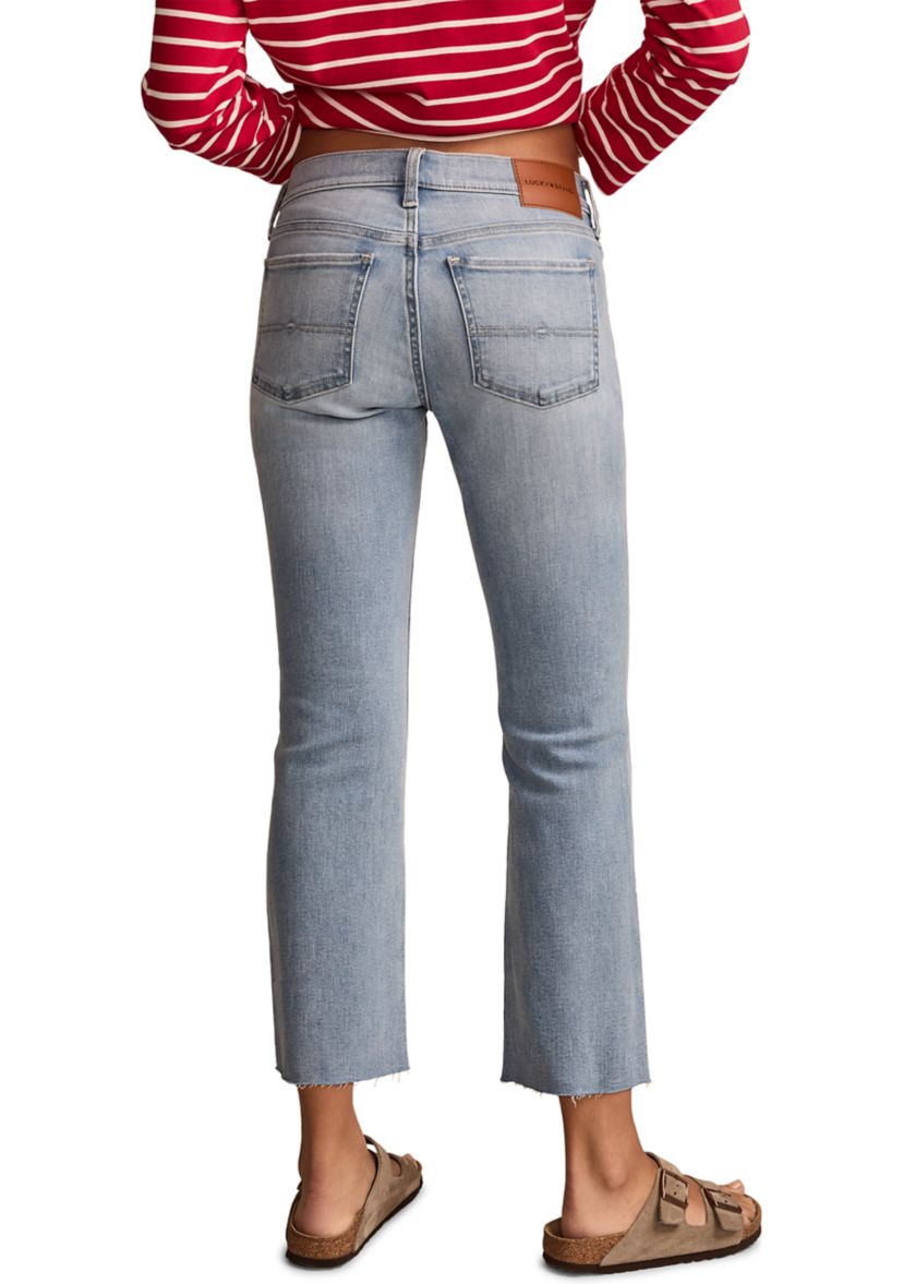 Mid Rise Sweet Kick Cropped Jeans