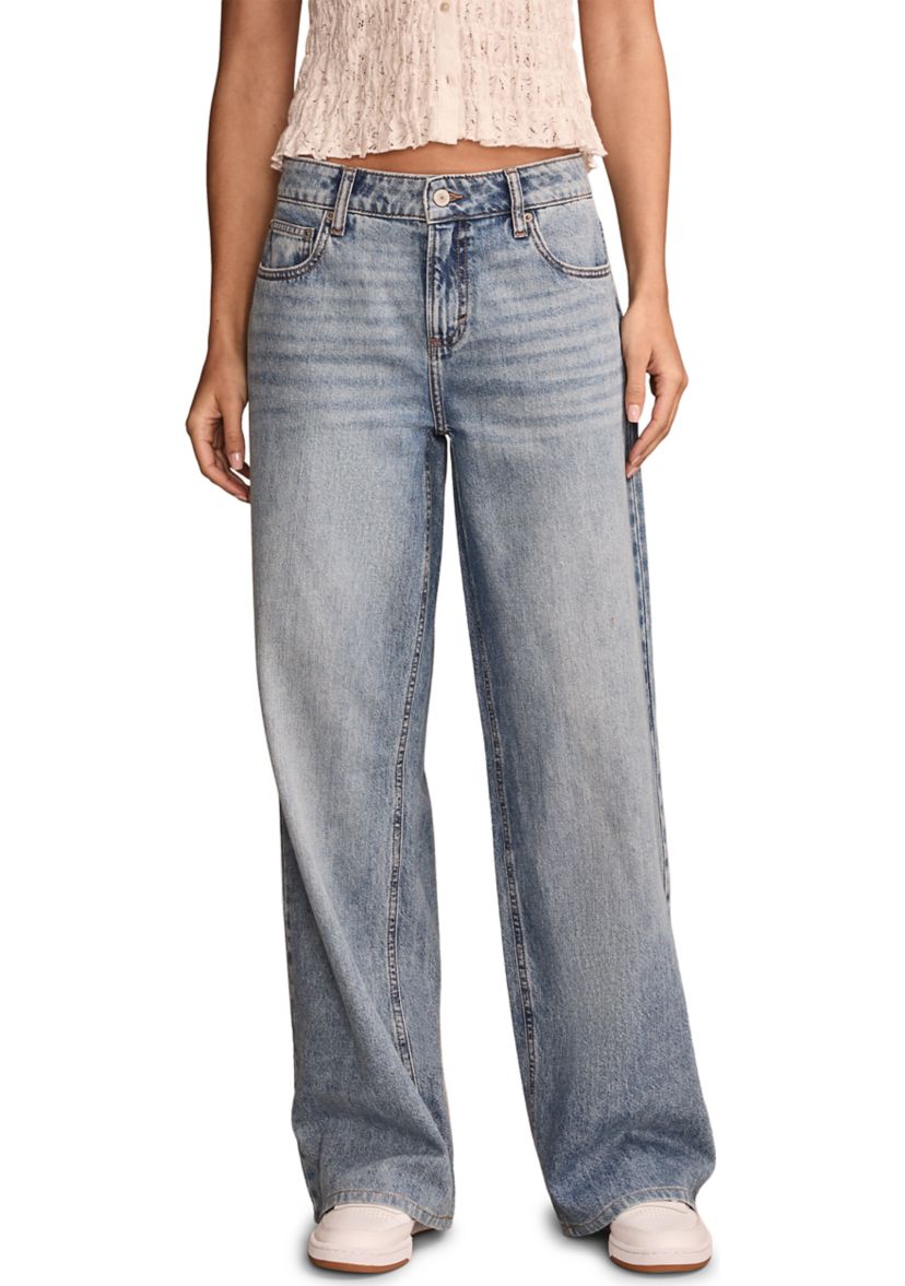 Womens The Baggy Wide Leg Jeans