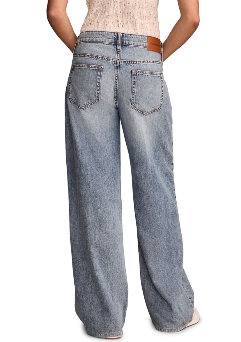 Womens The Baggy Wide Leg Jeans