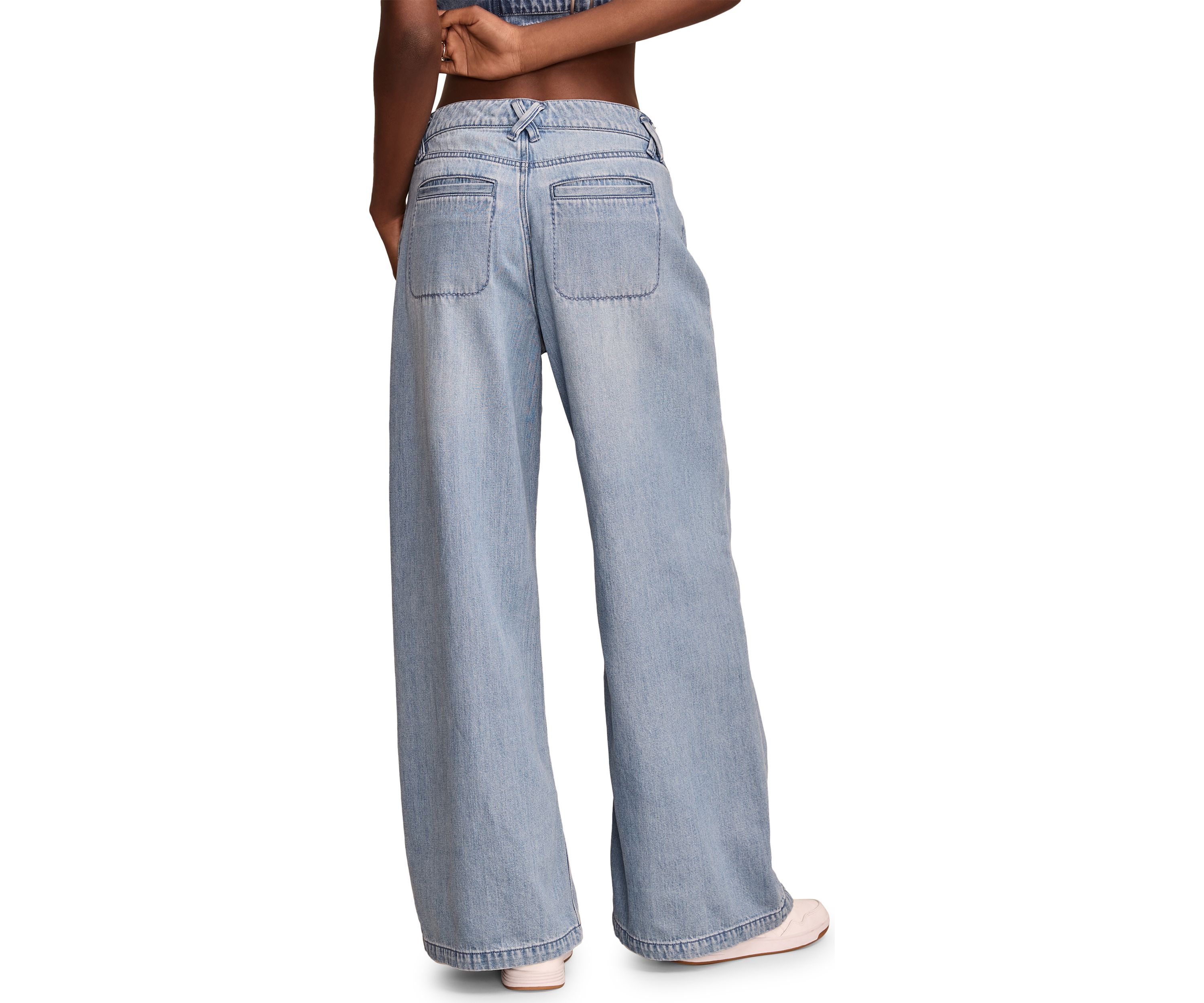 Denim Palazzo Pants 