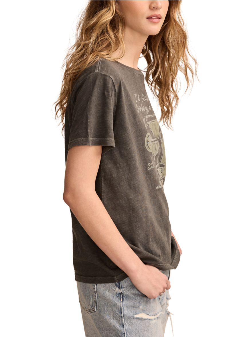 Rather Be Drinking Boyfriend Graphic T-Shirt