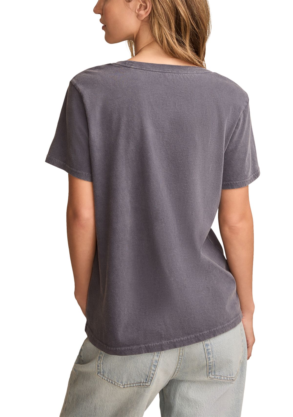 Woodstock Peace and Music Classic Crew Neck Graphic T-Shirt