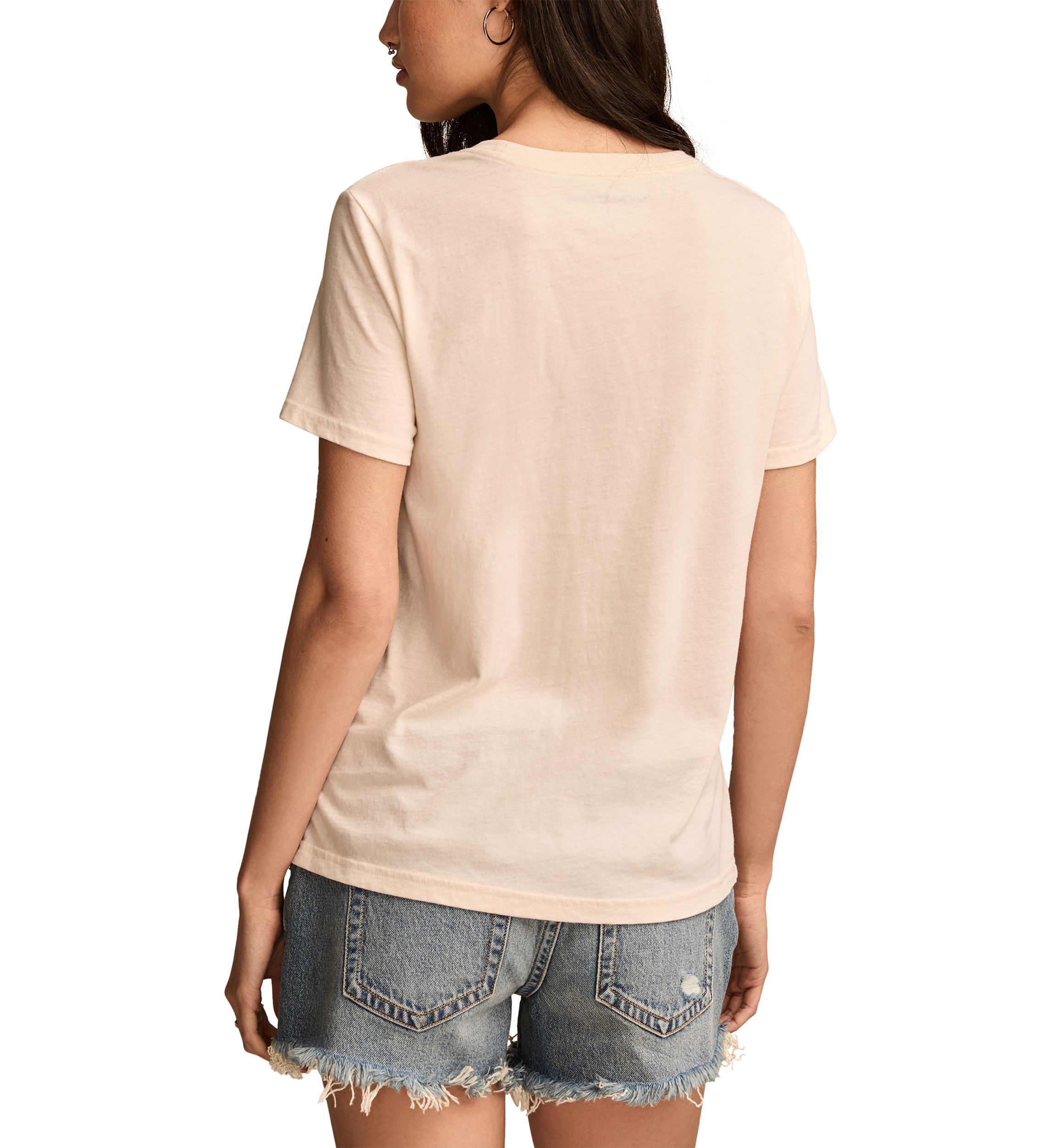 Feeling Peachy Classic Crew Neck Graphic T-Shirt