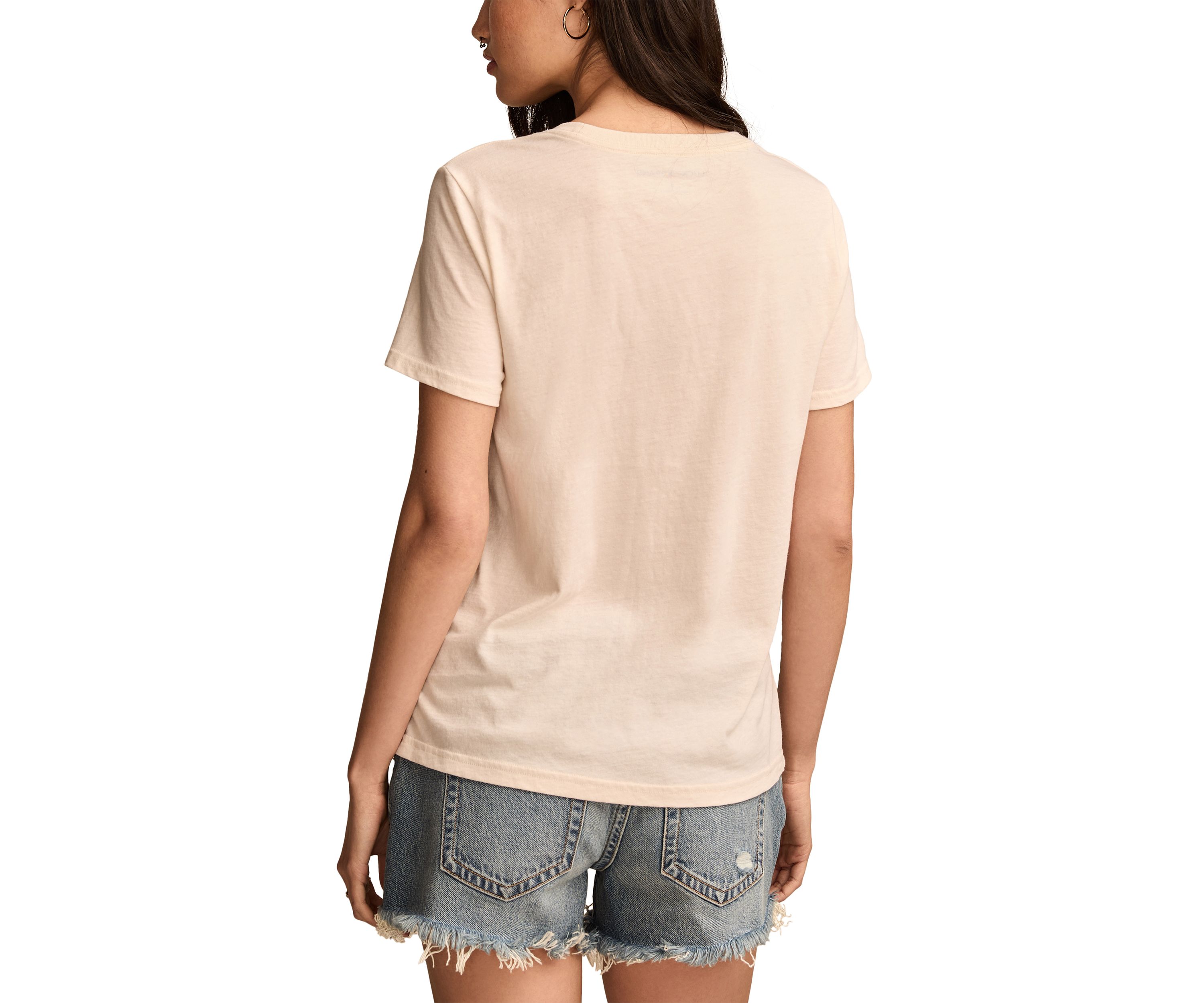 Feeling Peachy Classic Crew Neck Graphic T-Shirt