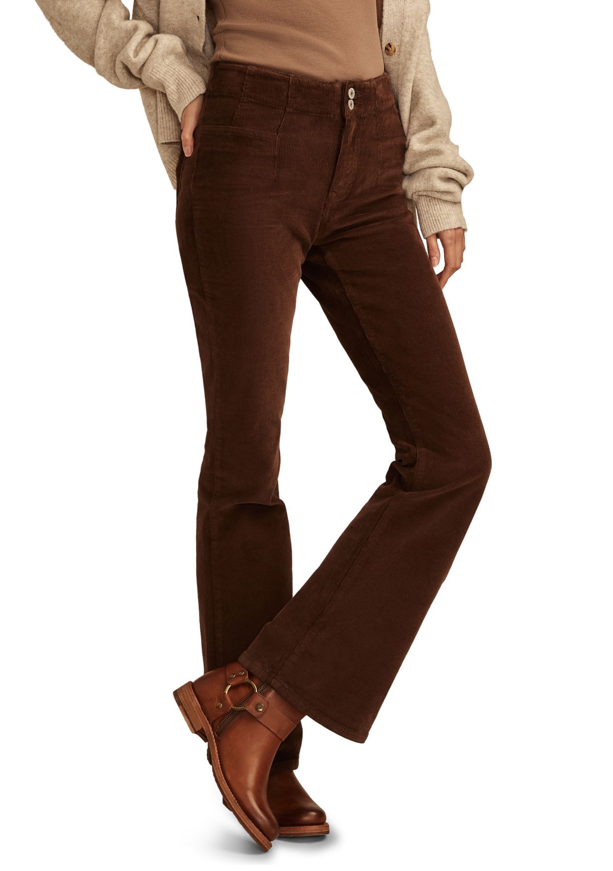 Womens Stevie Flare Corduroy Pants