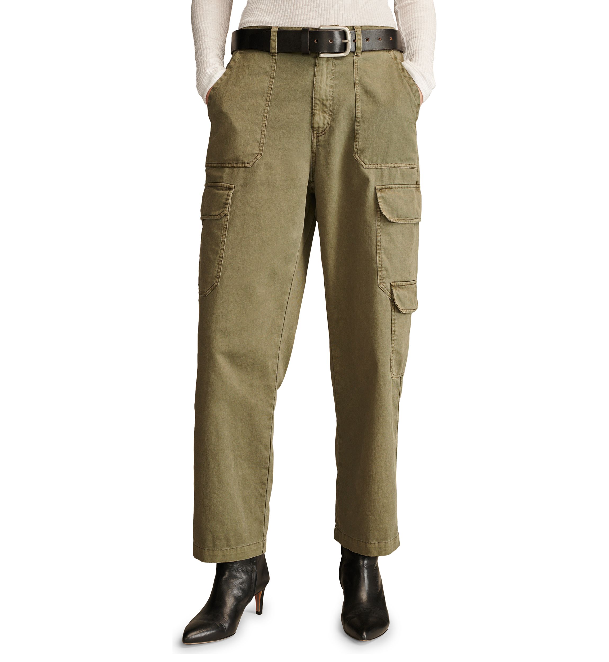 Clean Twill Cargo Pants