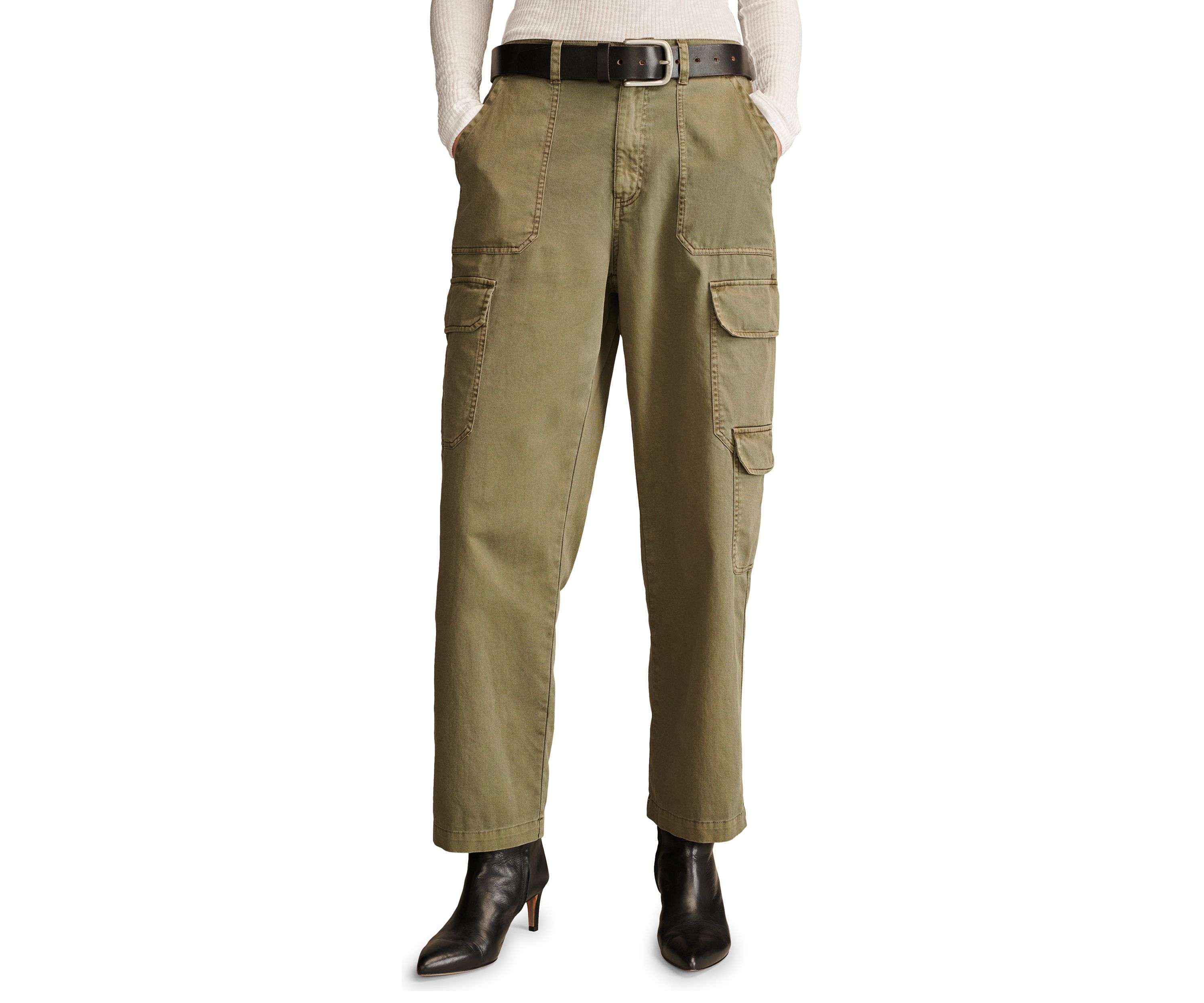 Clean Twill Cargo Pants