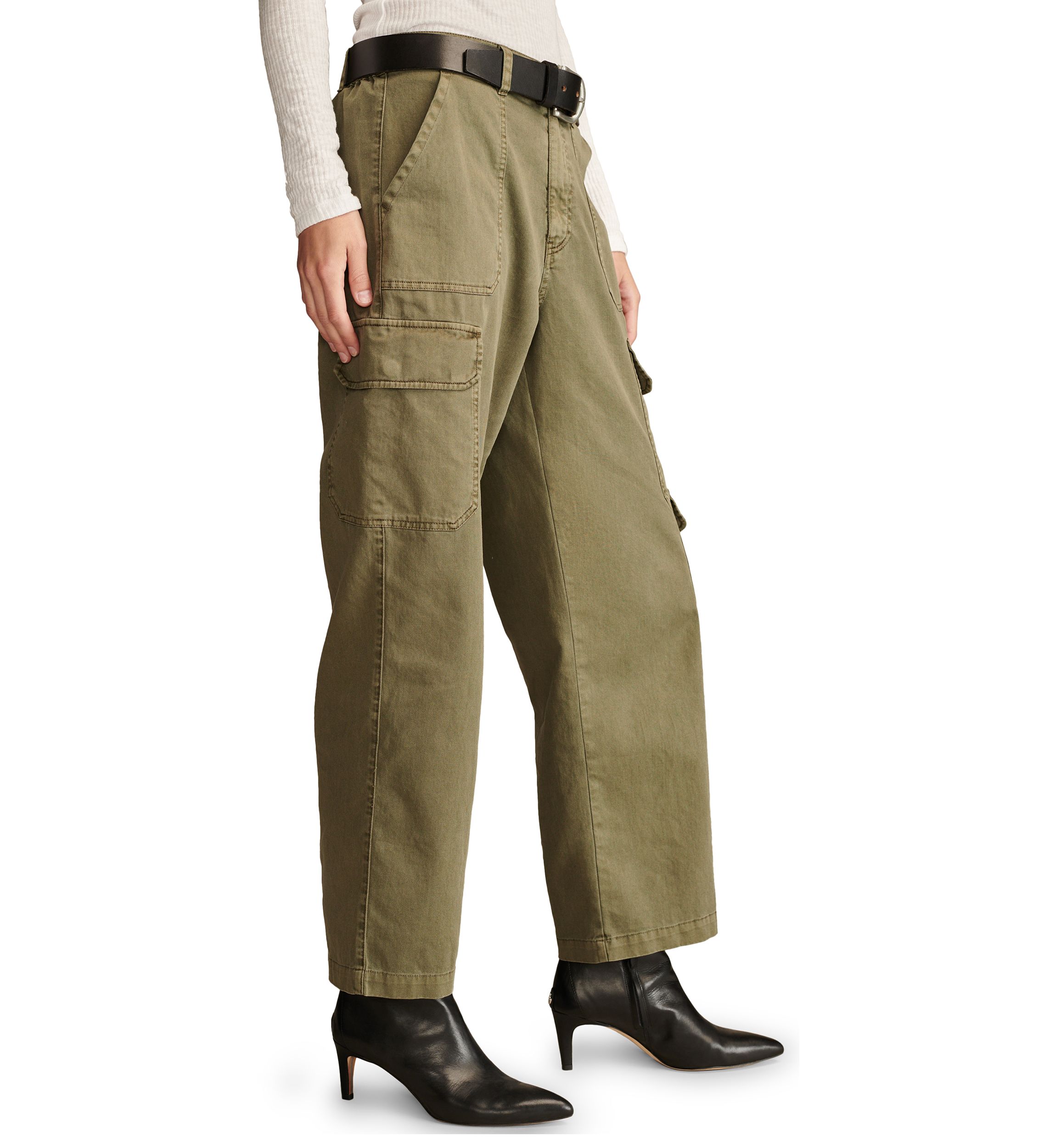 Clean Twill Cargo Pants