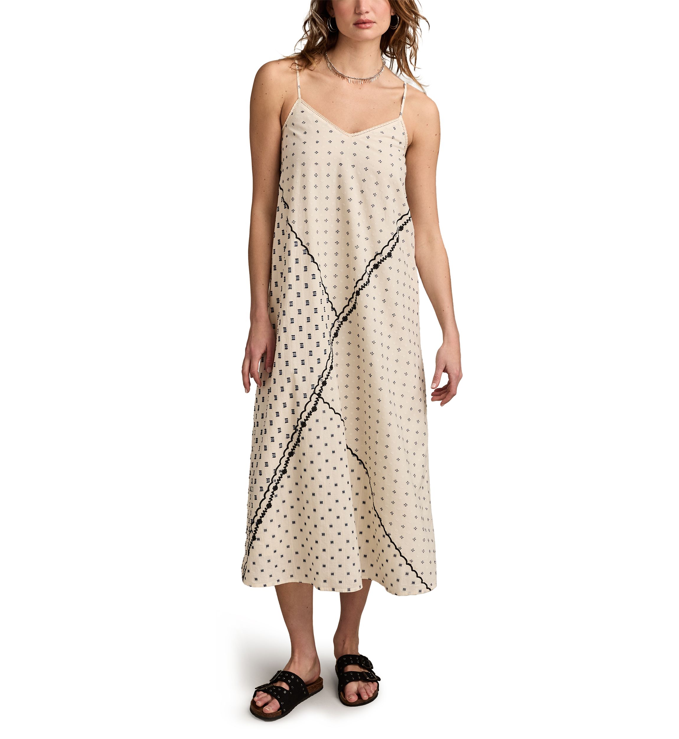 Textured Patchwork Dress