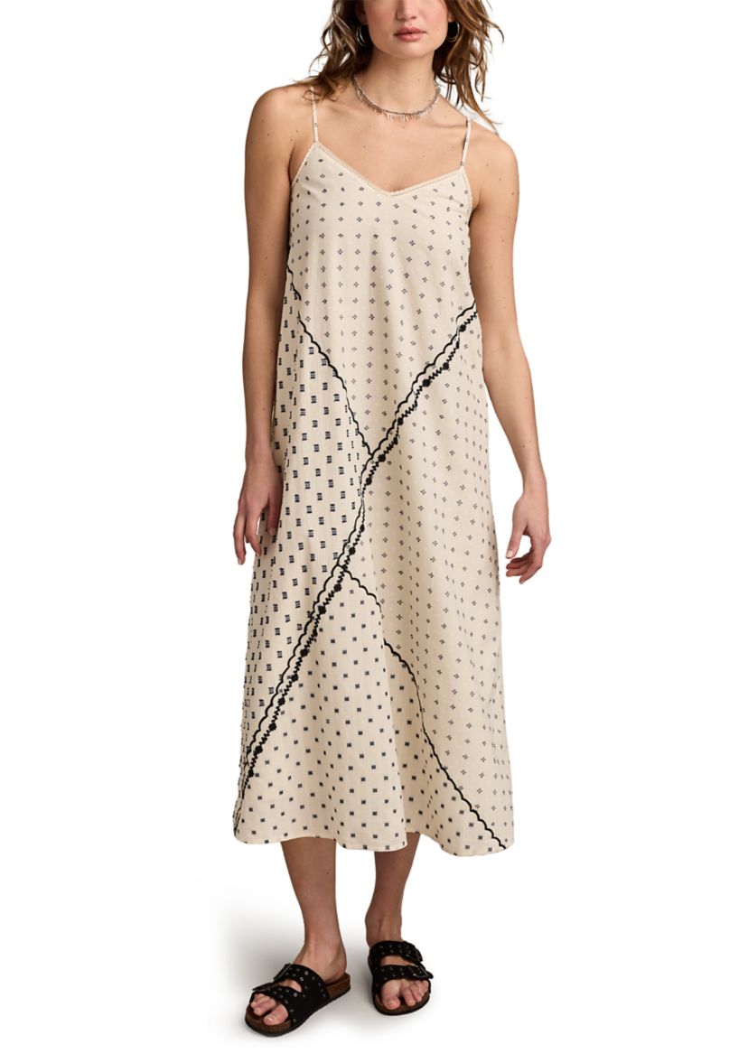 Textured Patchwork Dress