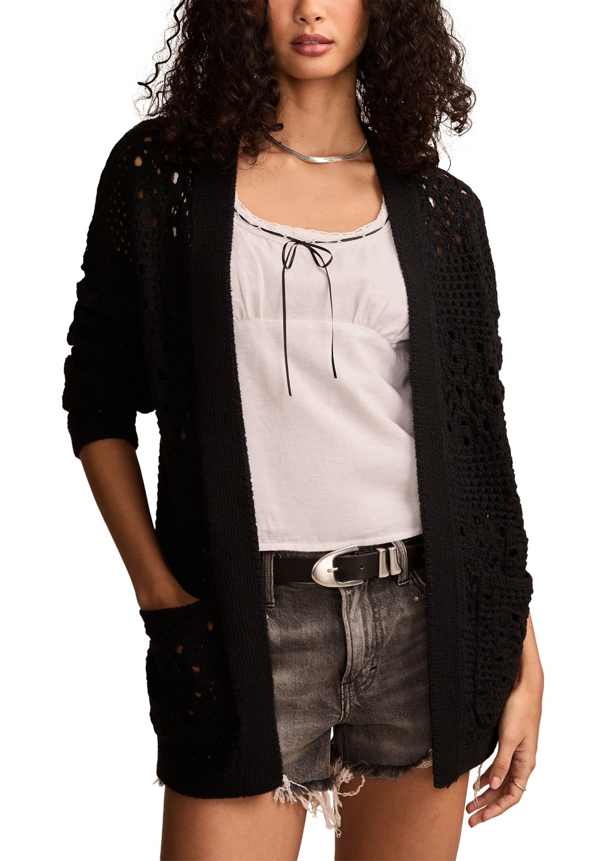 Mixed Stitch Cardigan