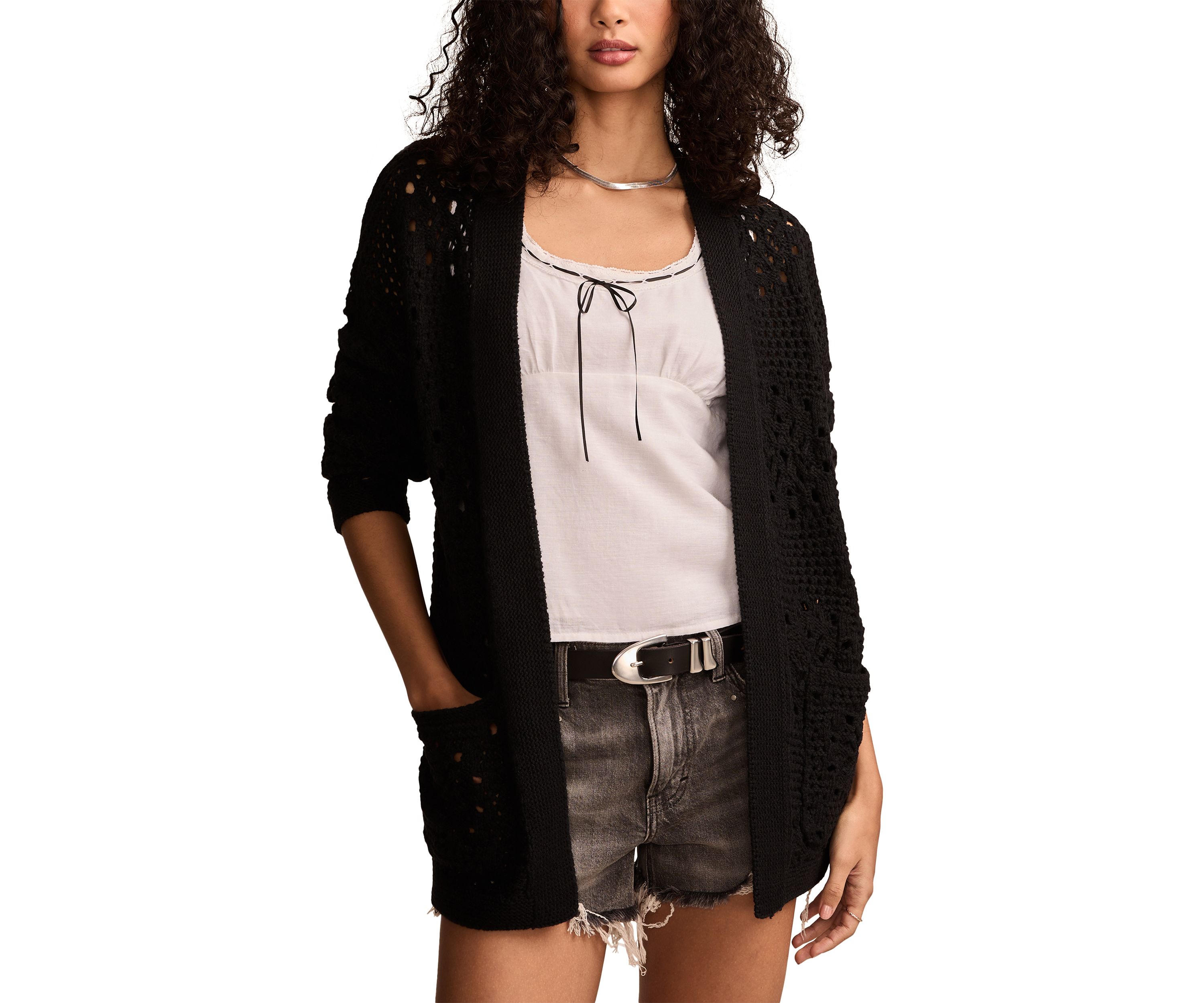 Mixed Stitch Cardigan