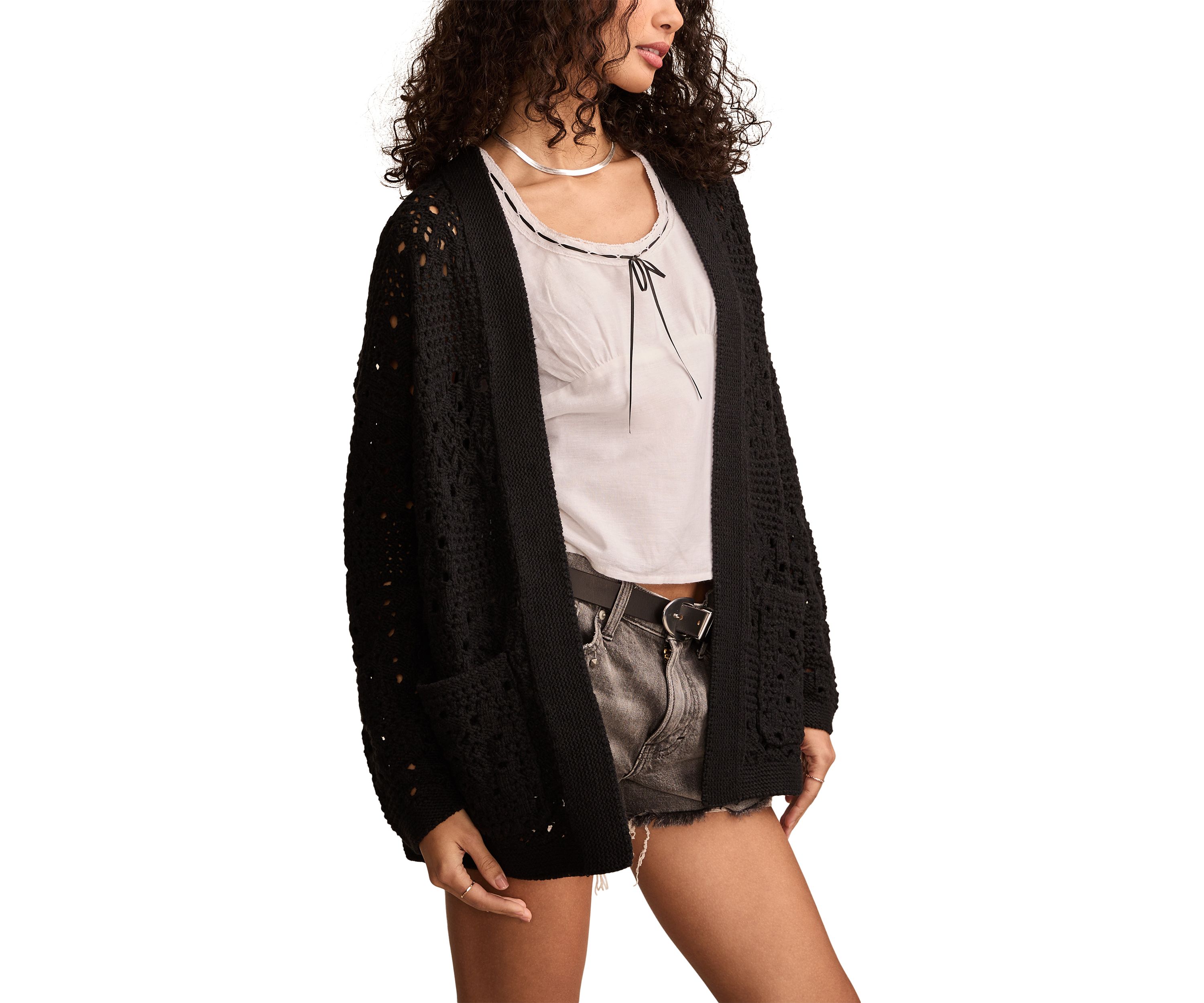 Mixed Stitch Cardigan