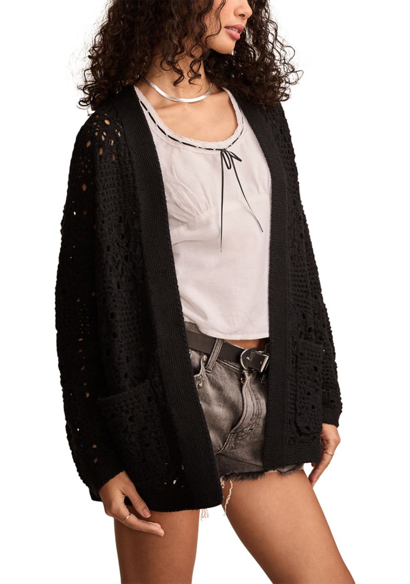 Mixed Stitch Cardigan
