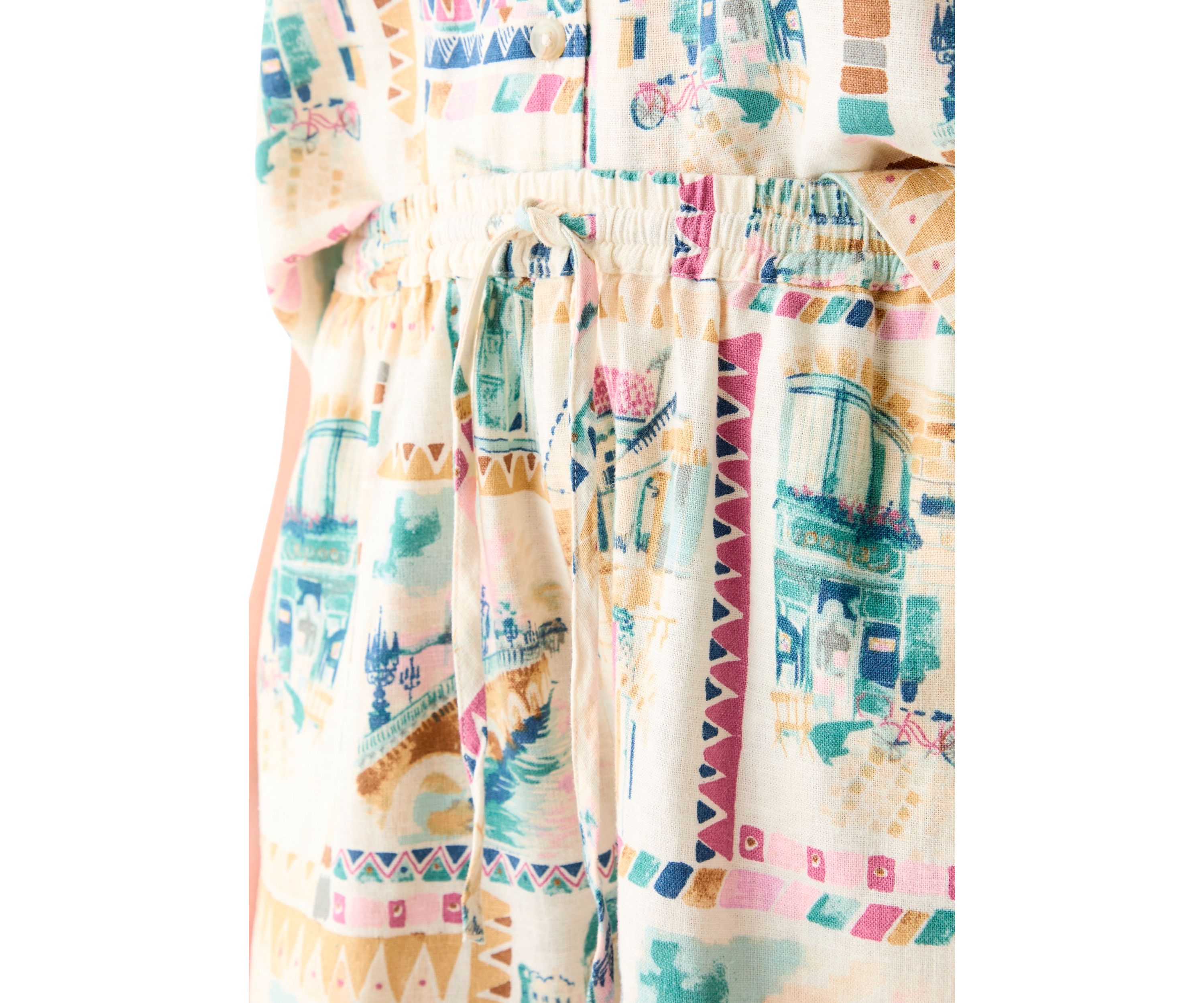Womens The Beach Linen Shorts