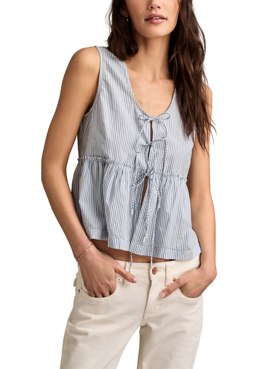 Womens Babydoll Flyaway Tank Top